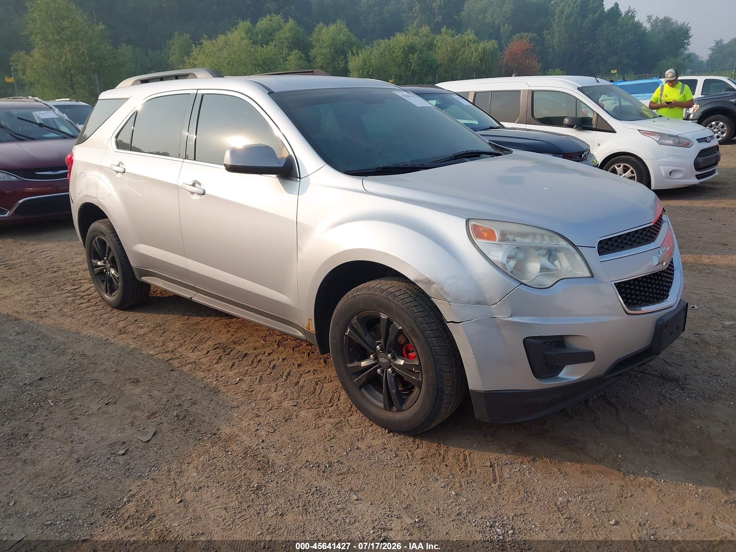 2015 Chevrolet Equinox Lt Silver vin: 2GNFLFEK4F6131003