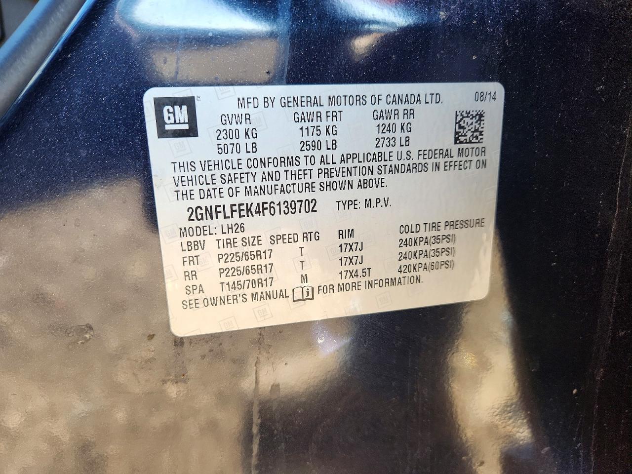 2015 Chevrolet Equinox Lt Синий vin: 2GNFLFEK4F6139702