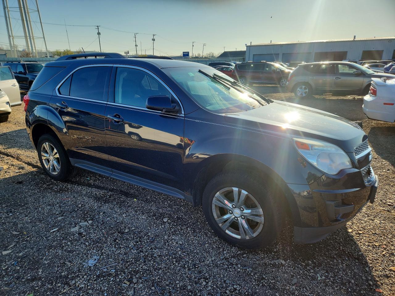 2015 Chevrolet Equinox Lt Синий vin: 2GNFLFEK4F6139702