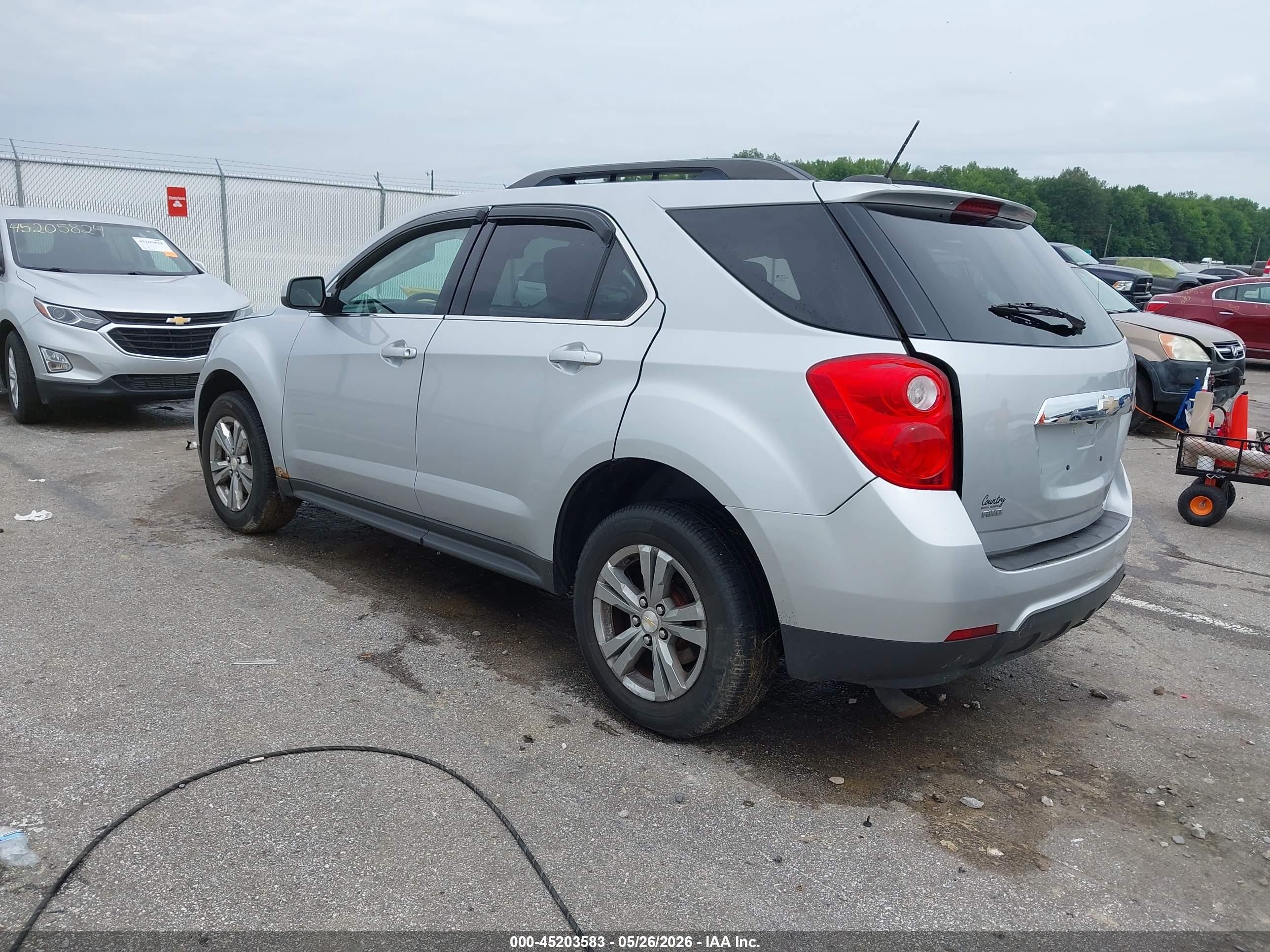 2015 Chevrolet Equinox 1lt Silver vin: 2GNFLFEK4F6196207