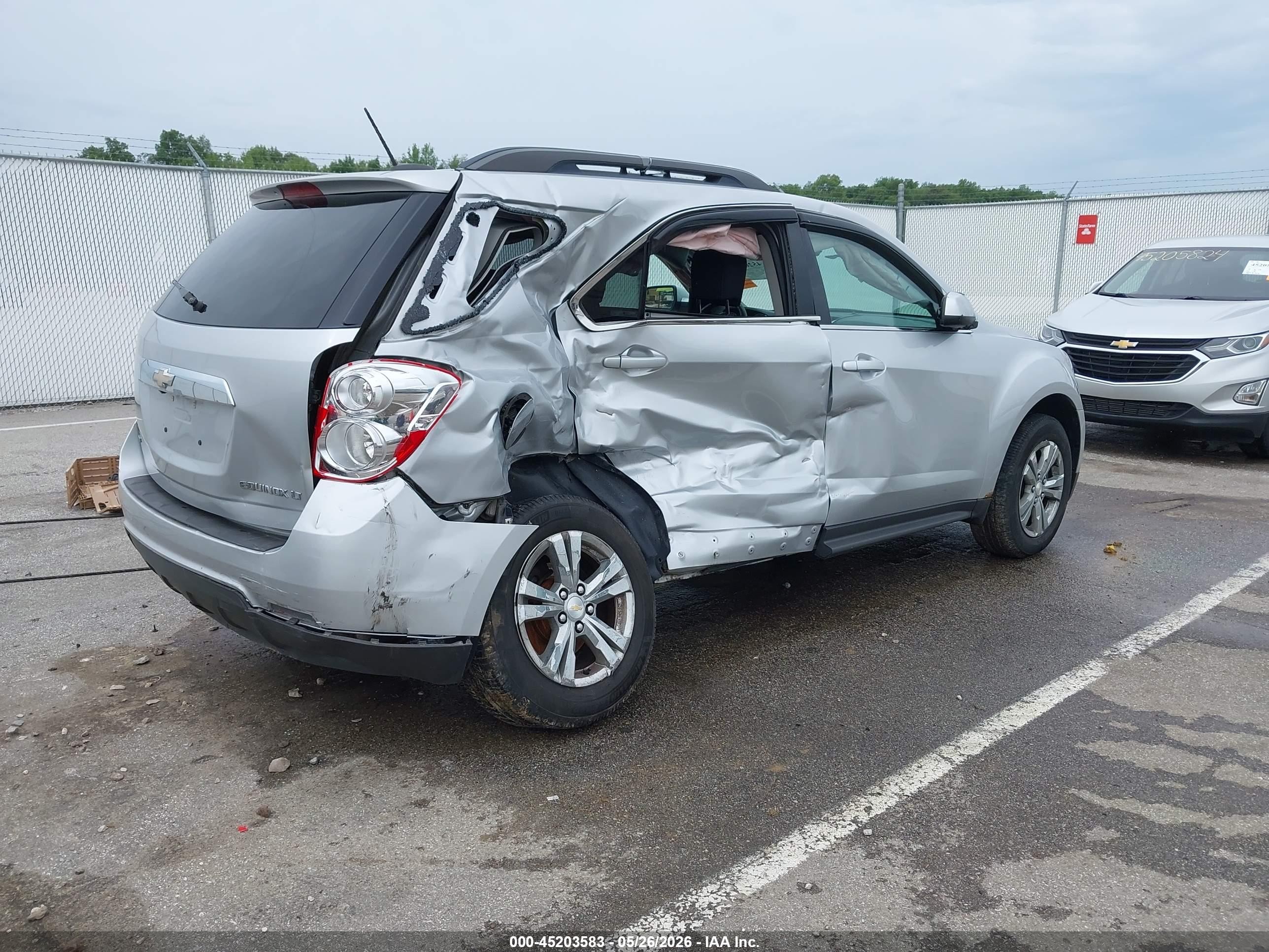 2015 Chevrolet Equinox 1lt Silver vin: 2GNFLFEK4F6196207
