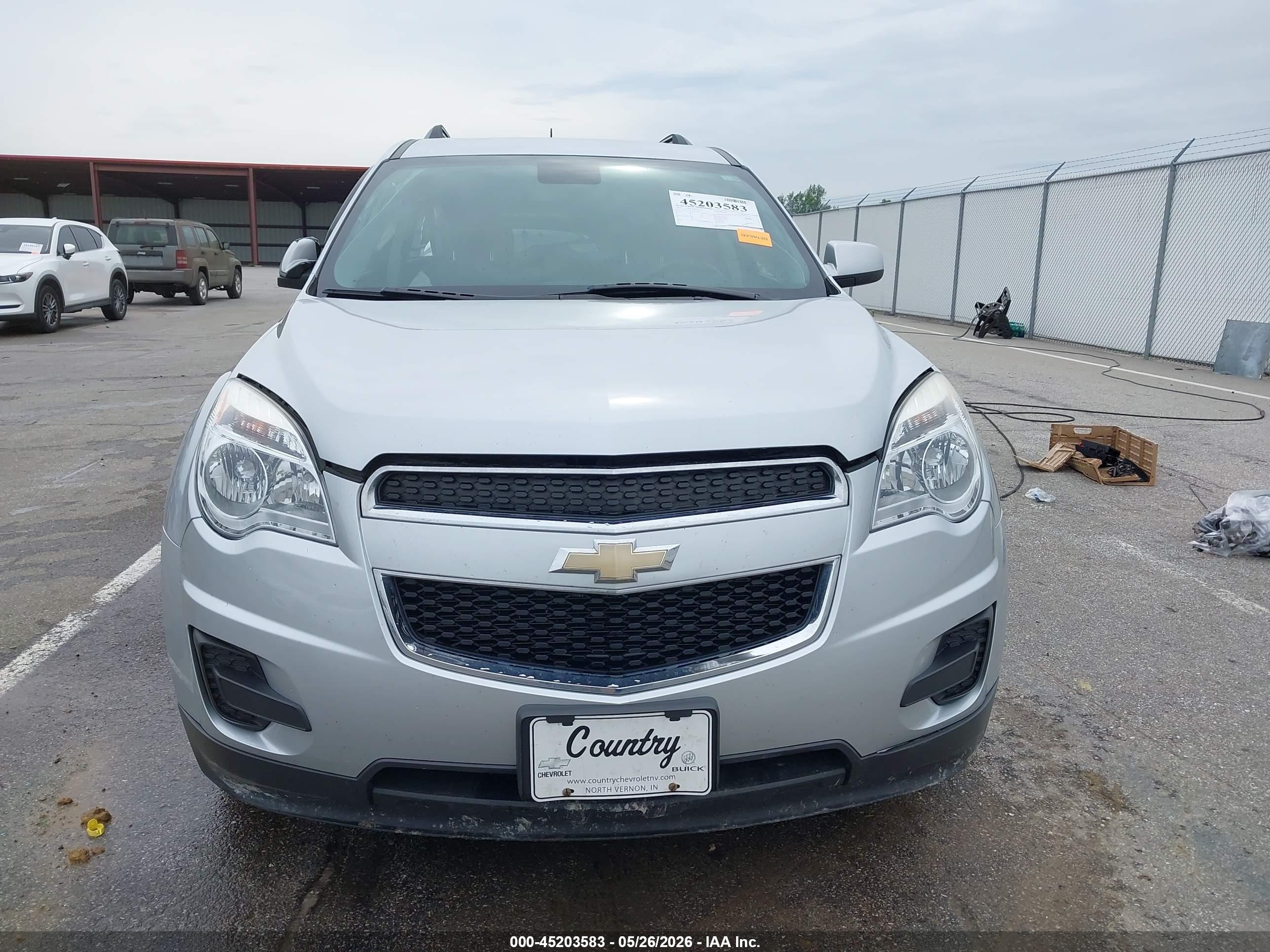 2015 Chevrolet Equinox 1lt Silver vin: 2GNFLFEK4F6196207