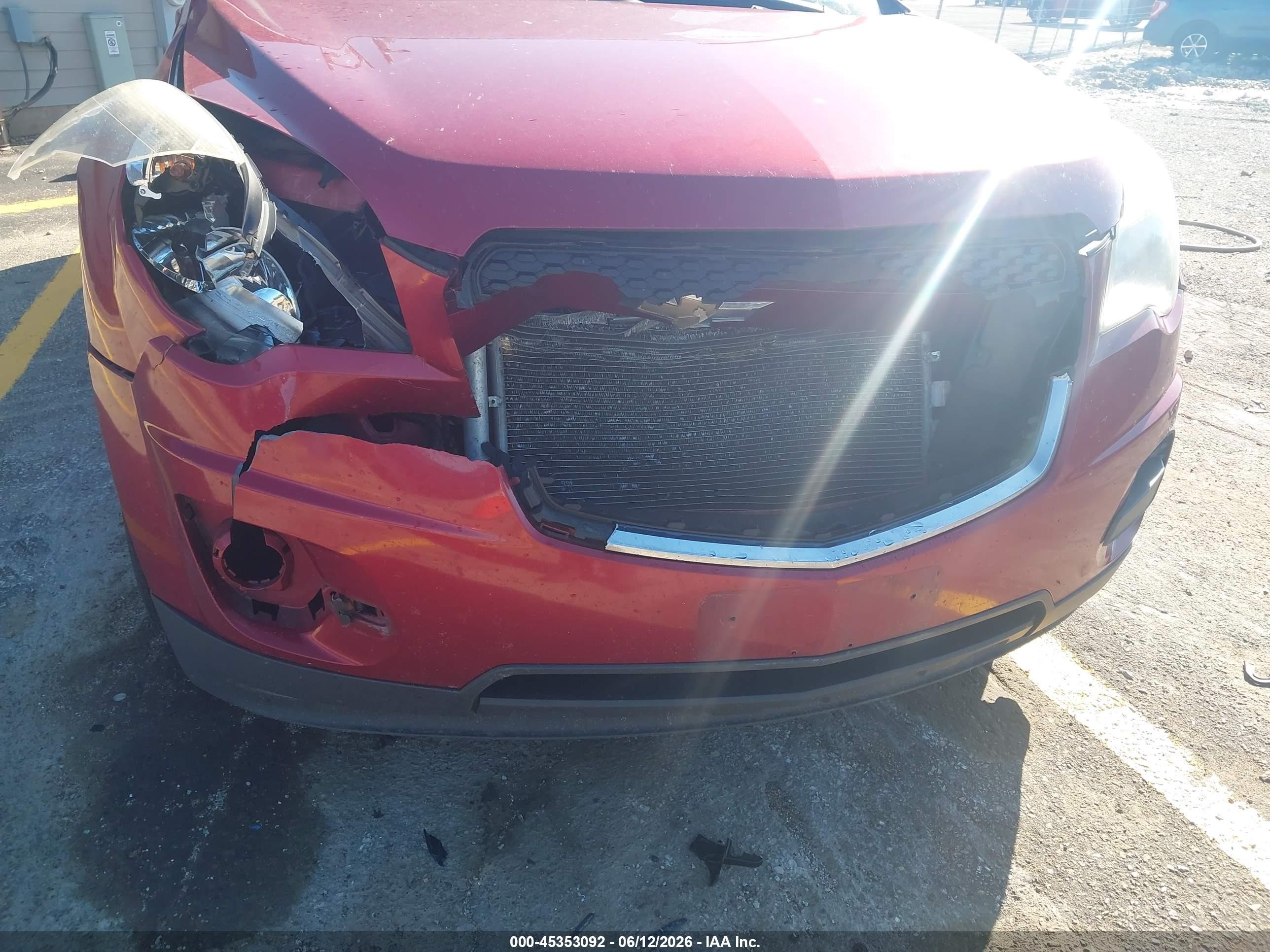 2015 Chevrolet Equinox 1lt Red vin: 2GNFLFEK4F6230291