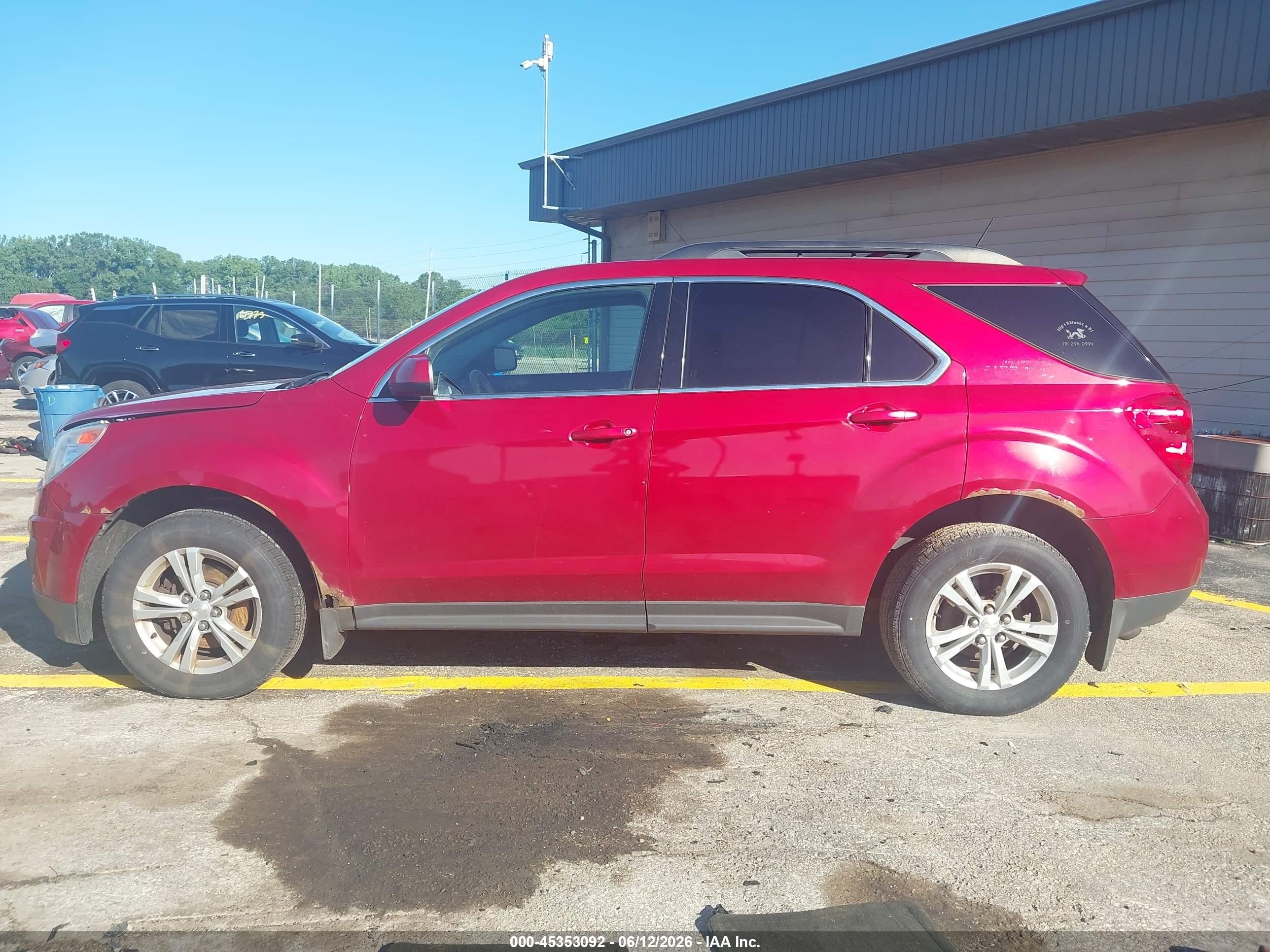 2015 Chevrolet Equinox 1lt Red vin: 2GNFLFEK4F6230291