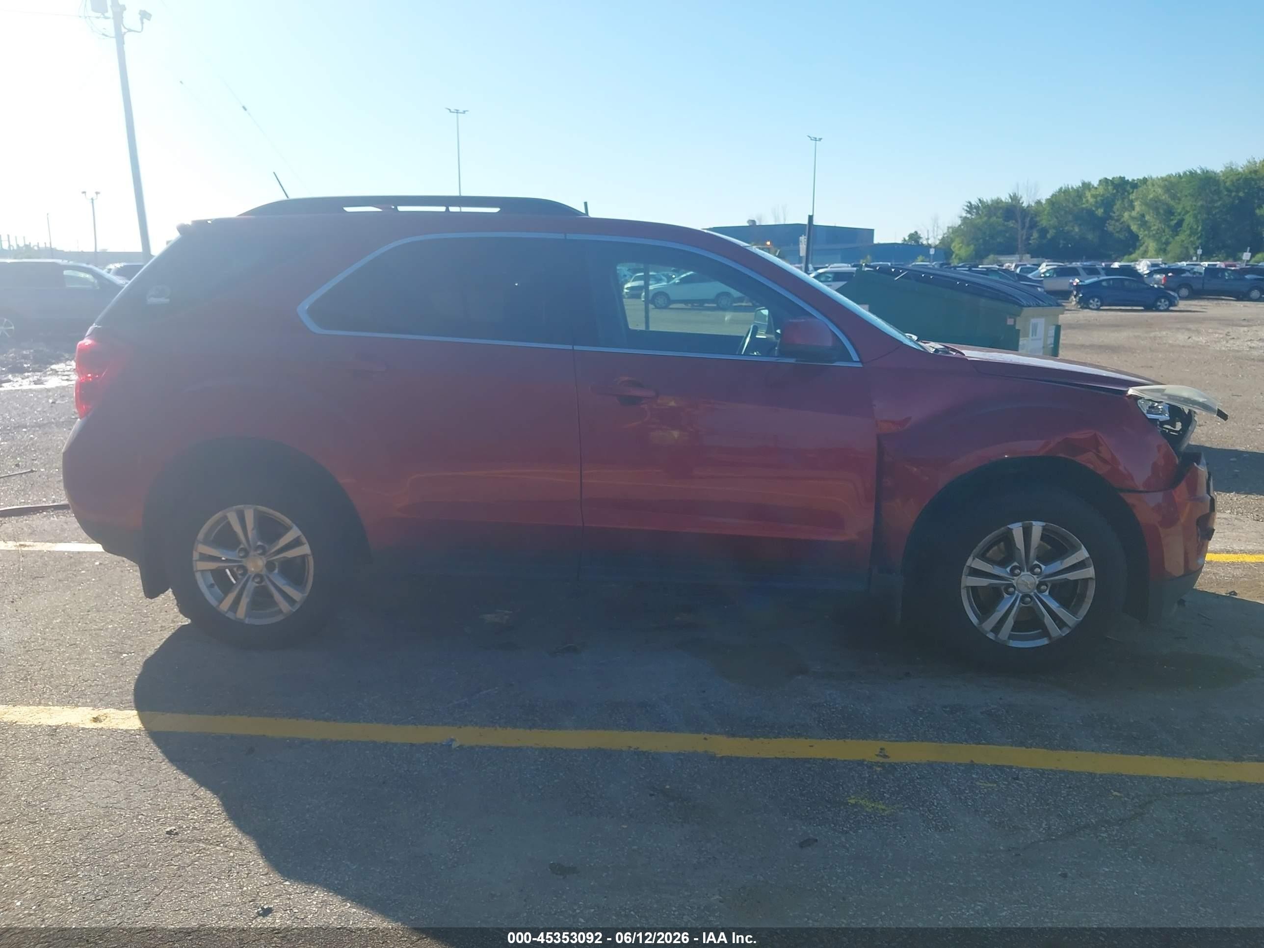 2015 Chevrolet Equinox 1lt Red vin: 2GNFLFEK4F6230291