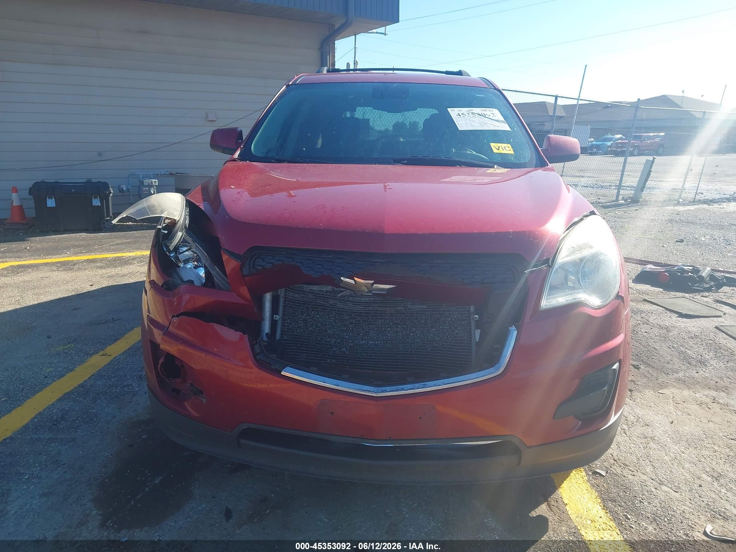 2015 Chevrolet Equinox 1lt Red vin: 2GNFLFEK4F6230291