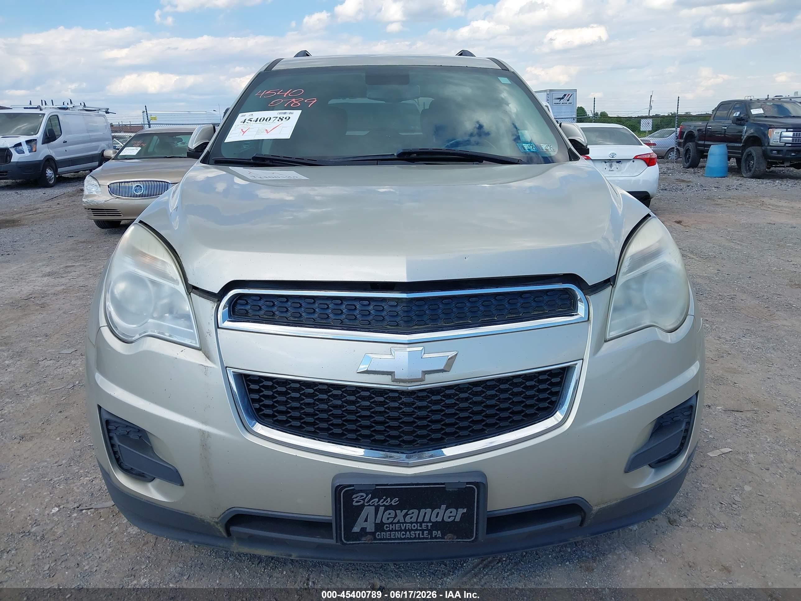 2015 Chevrolet Equinox 1lt Gold vin: 2GNFLFEK4F6263954