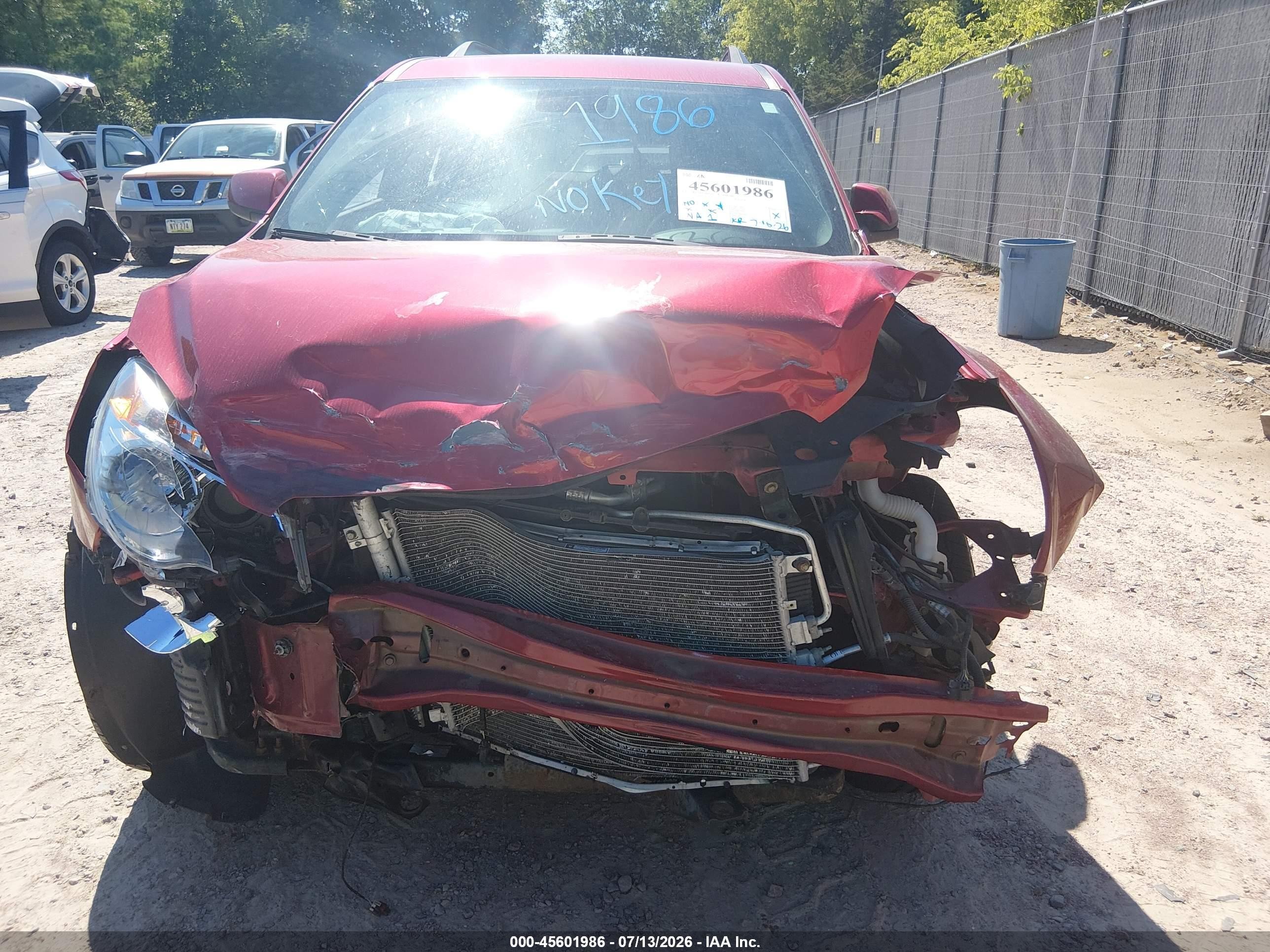 2015 Chevrolet Equinox Lt Red vin: 2GNFLFEK4F6422312