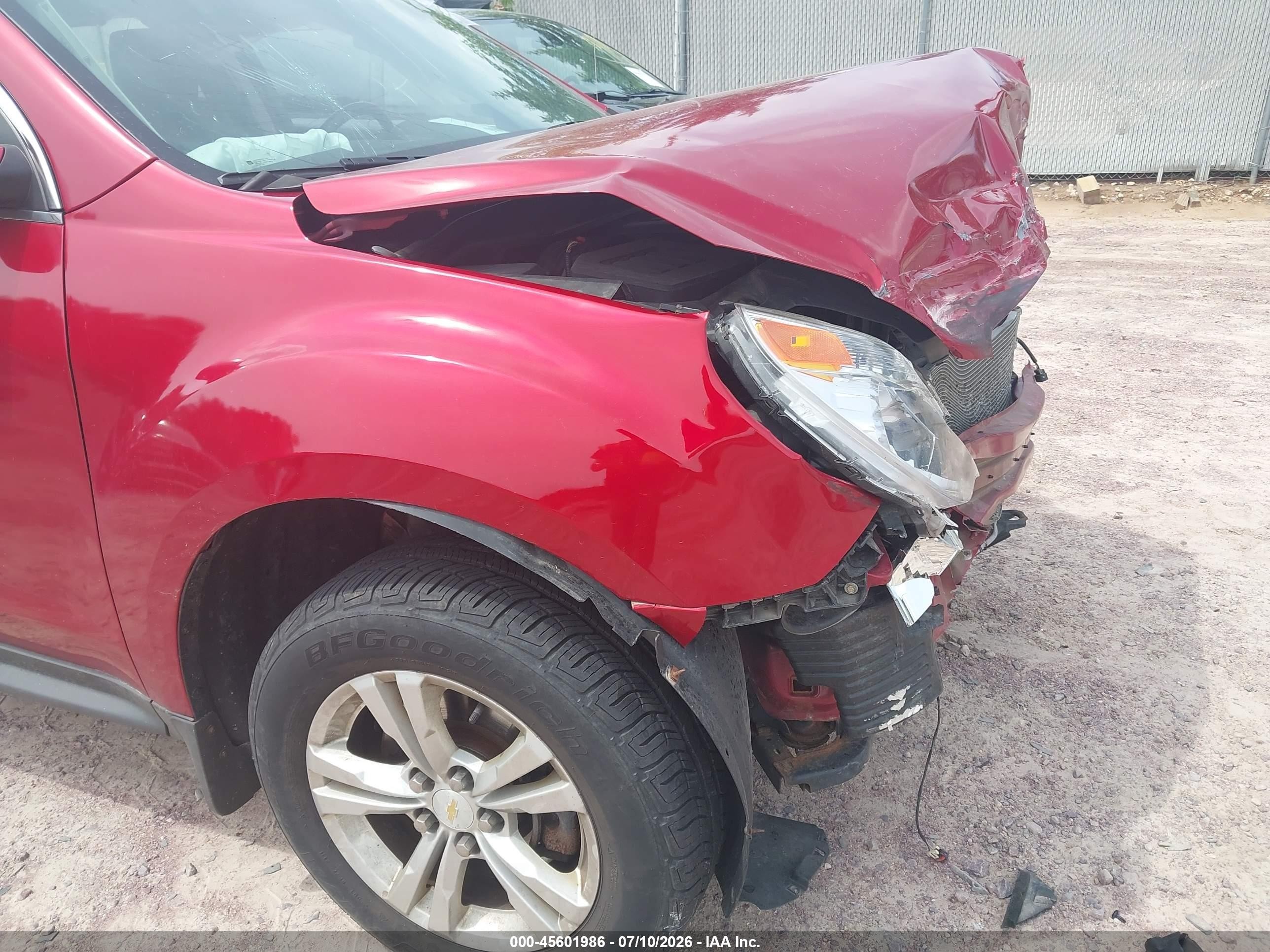 2015 Chevrolet Equinox Lt Red vin: 2GNFLFEK4F6422312