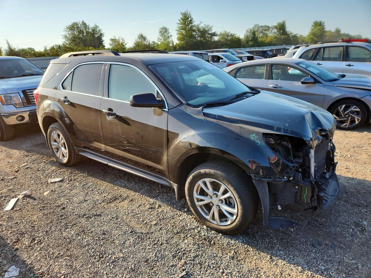 2017 Chevrolet Equinox Lt Black vin: 2GNFLFEK4H6188353