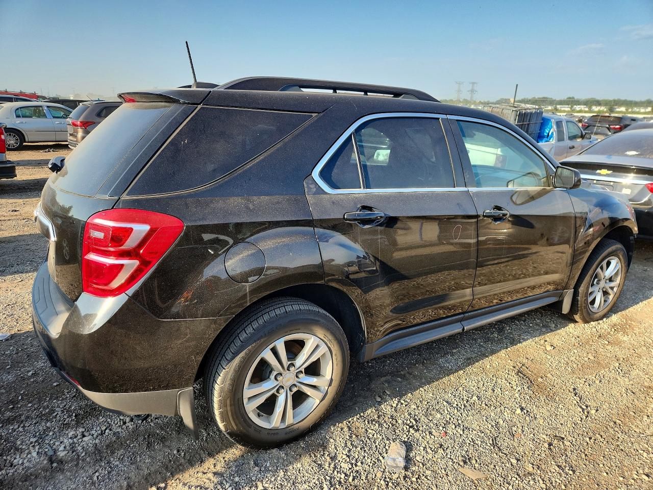 2017 Chevrolet Equinox Lt Black vin: 2GNFLFEK4H6188353