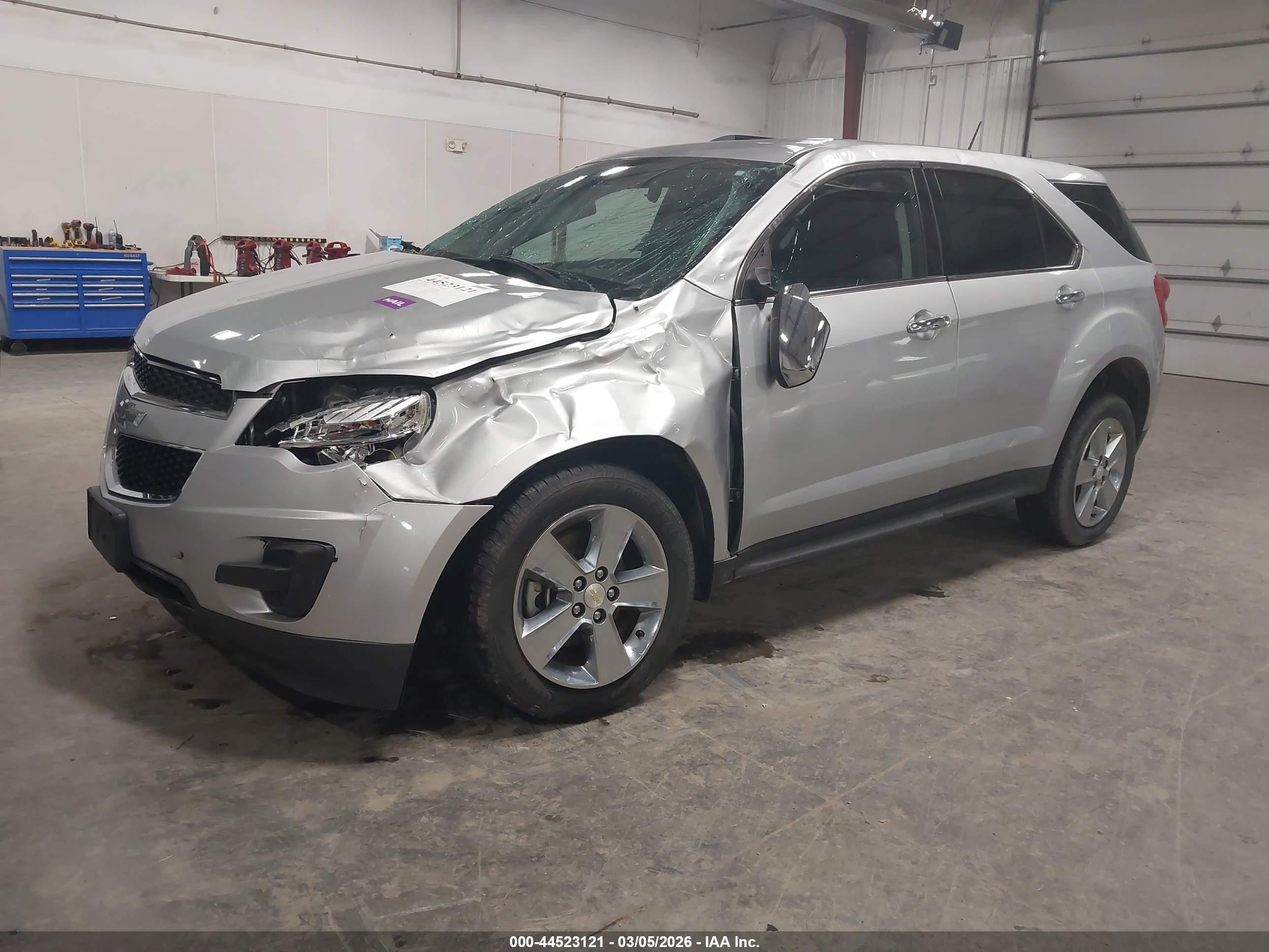 2014 Chevrolet Equinox 1lt Silver vin: 2GNFLFEK5E6128898