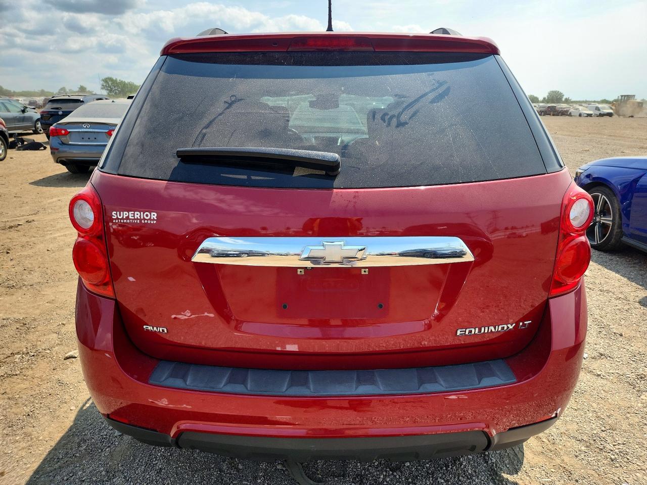 2014 Chevrolet Equinox Lt Red vin: 2GNFLFEK5E6239466