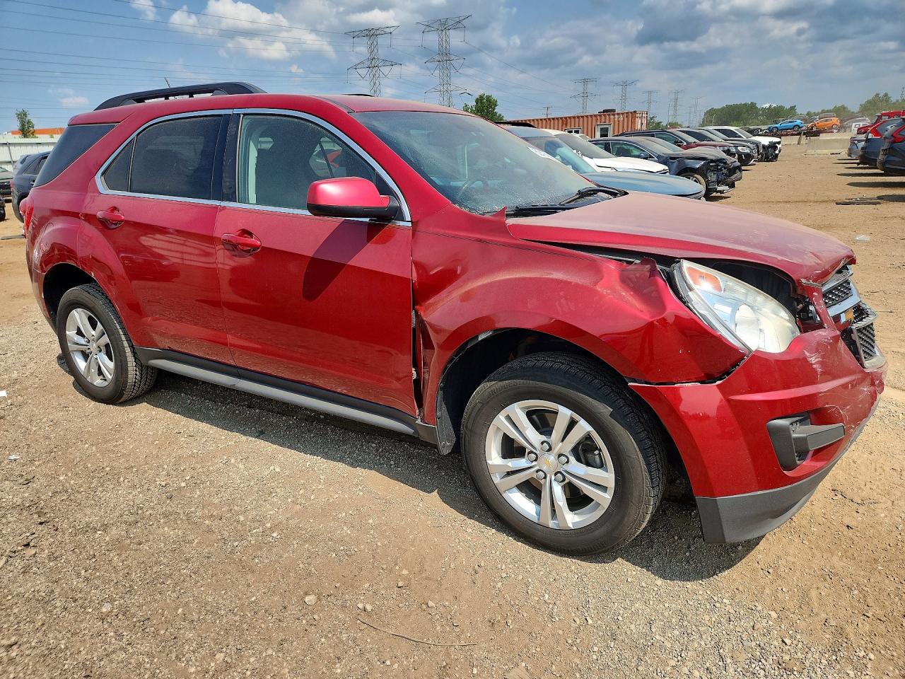 2014 Chevrolet Equinox Lt Red vin: 2GNFLFEK5E6239466