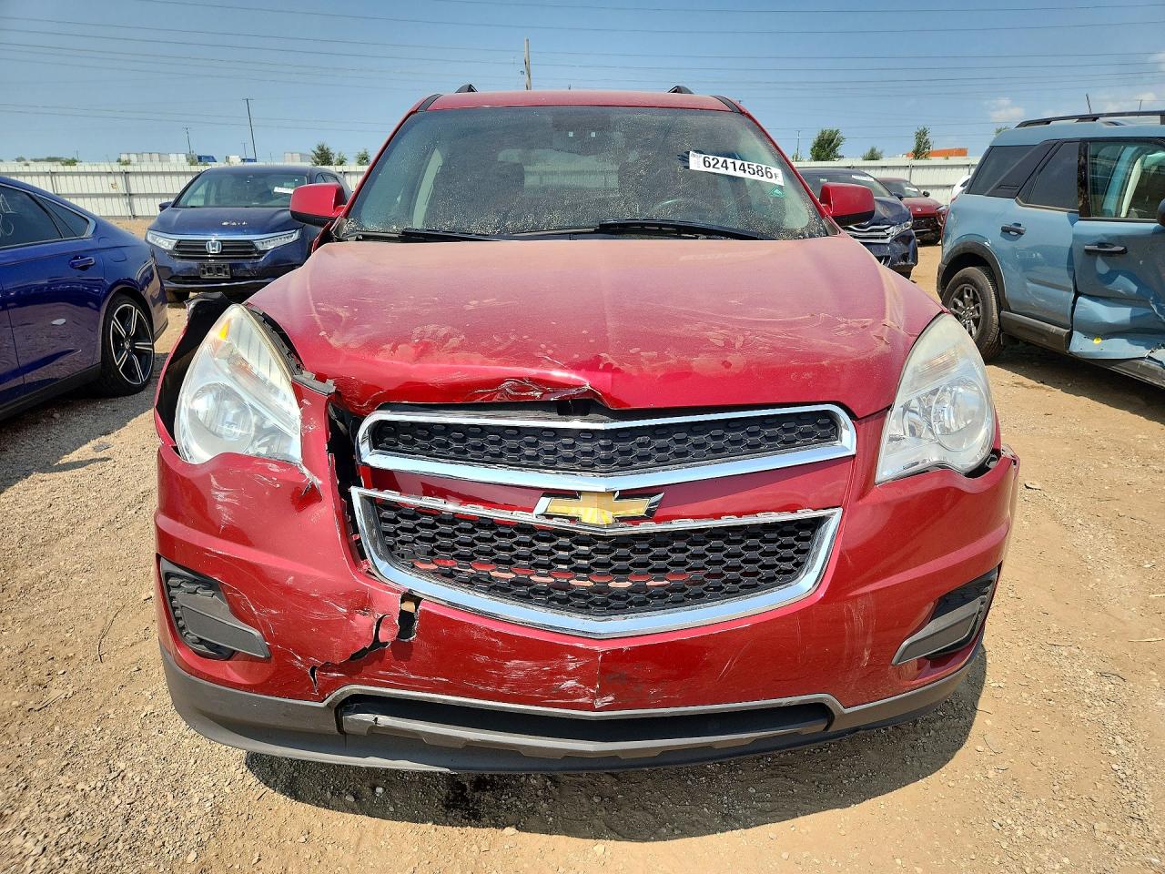 2014 Chevrolet Equinox Lt Red vin: 2GNFLFEK5E6239466