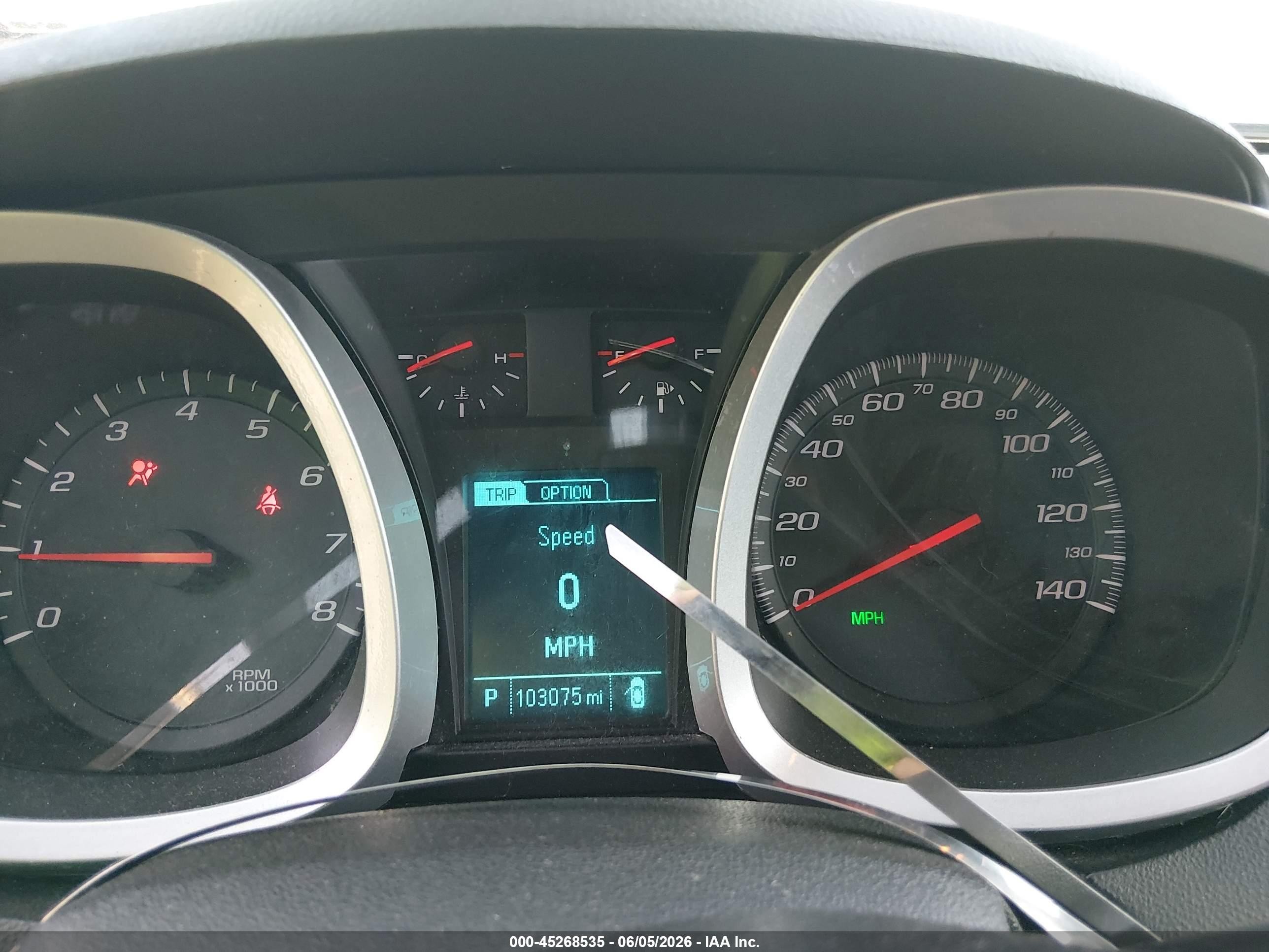 2014 Chevrolet Equinox 1lt Gray vin: 2GNFLFEK5E6303201