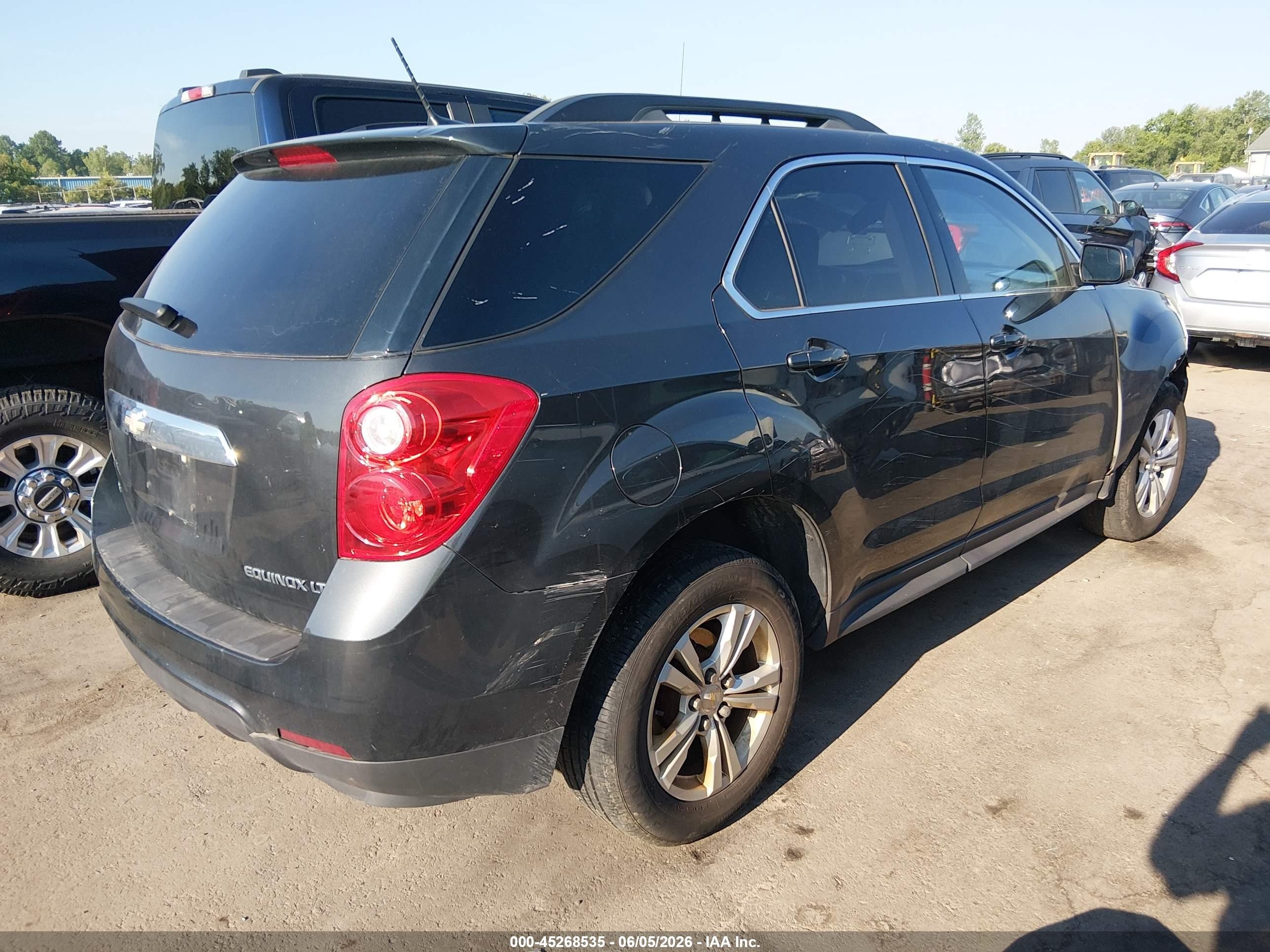 2014 Chevrolet Equinox 1lt Gray vin: 2GNFLFEK5E6303201