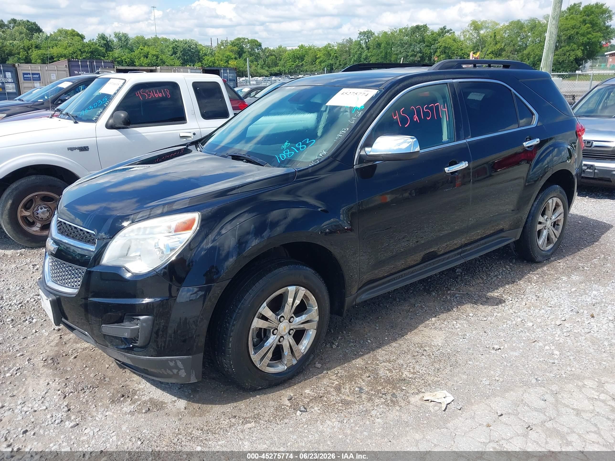 2015 Chevrolet Equinox 1lt Black vin: 2GNFLFEK5F6108183