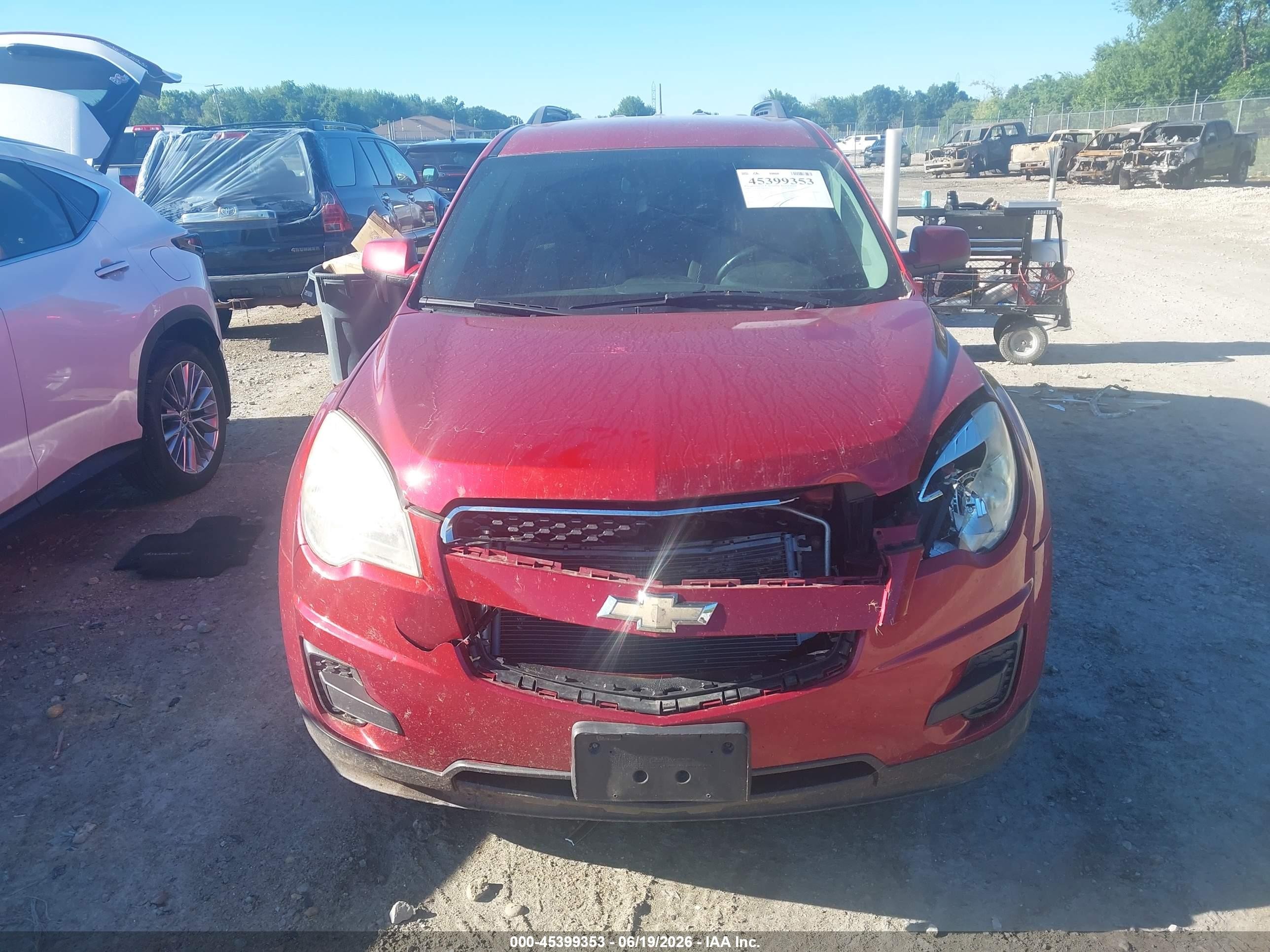 2015 Chevrolet Equinox 1lt Красный vin: 2GNFLFEK5F6179478