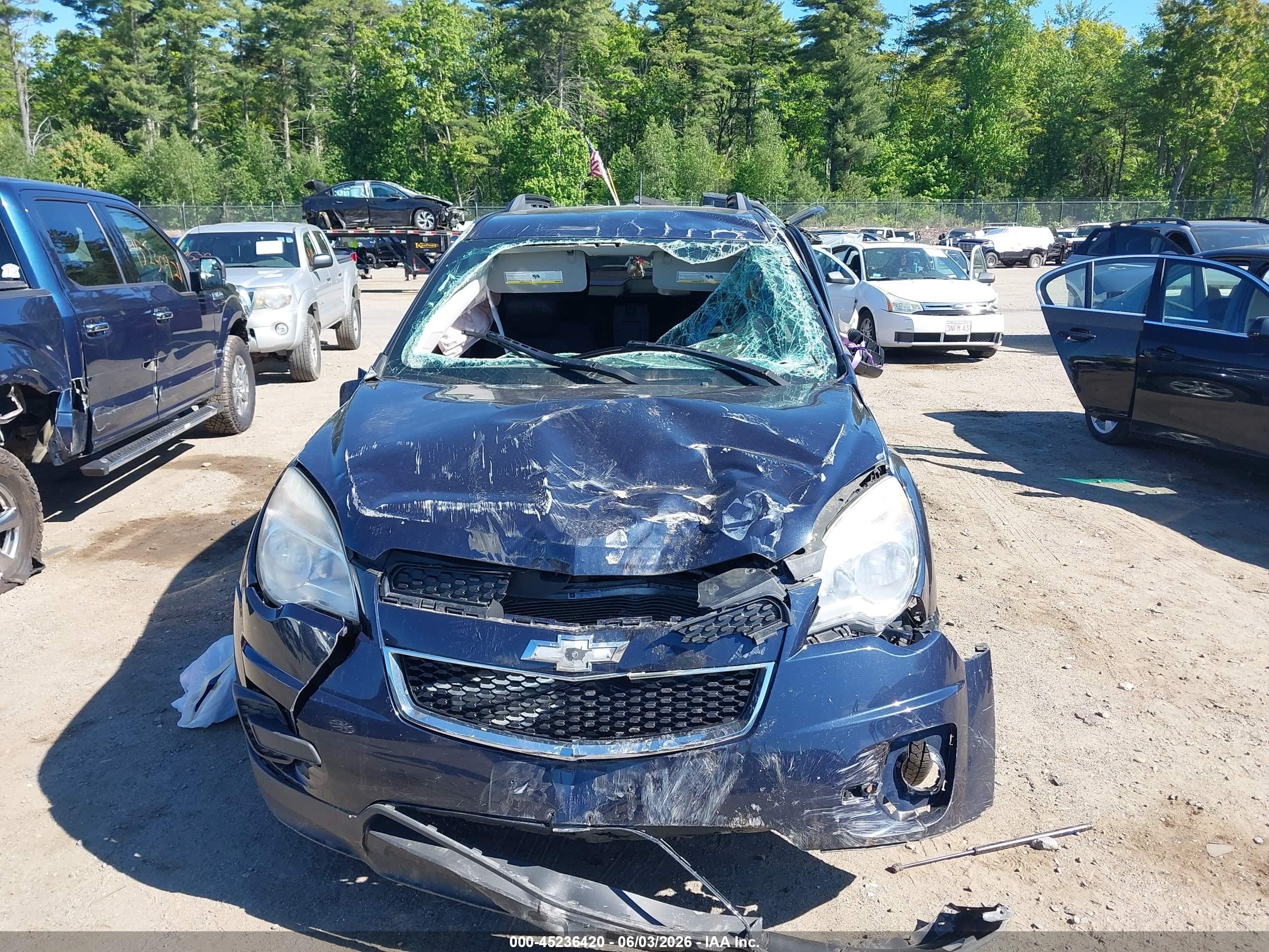 2015 Chevrolet Equinox 1lt Dark Blue vin: 2GNFLFEK5F6235435