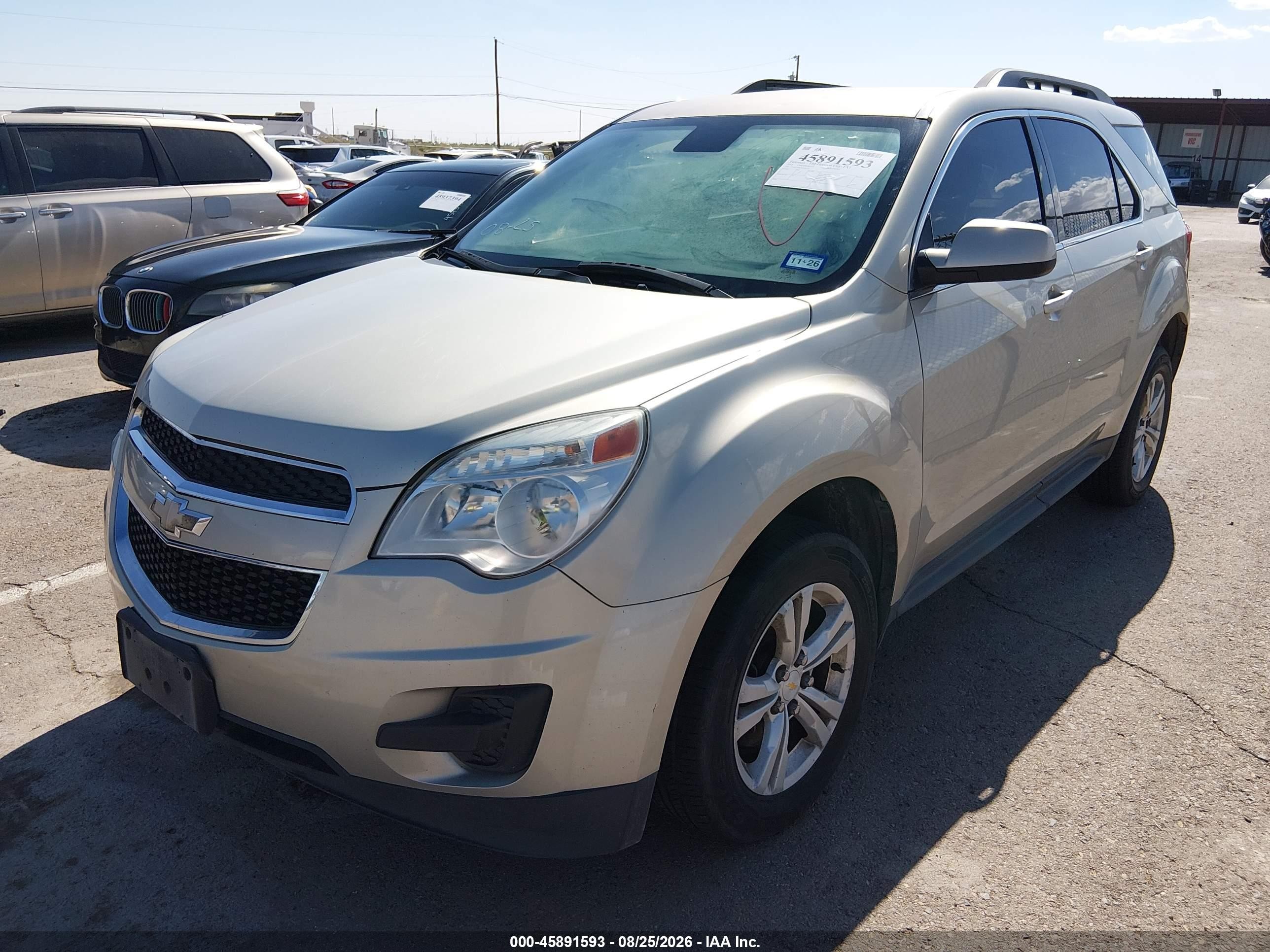 2015 Chevrolet Equinox Lt Beige vin: 2GNFLFEK5F6281332