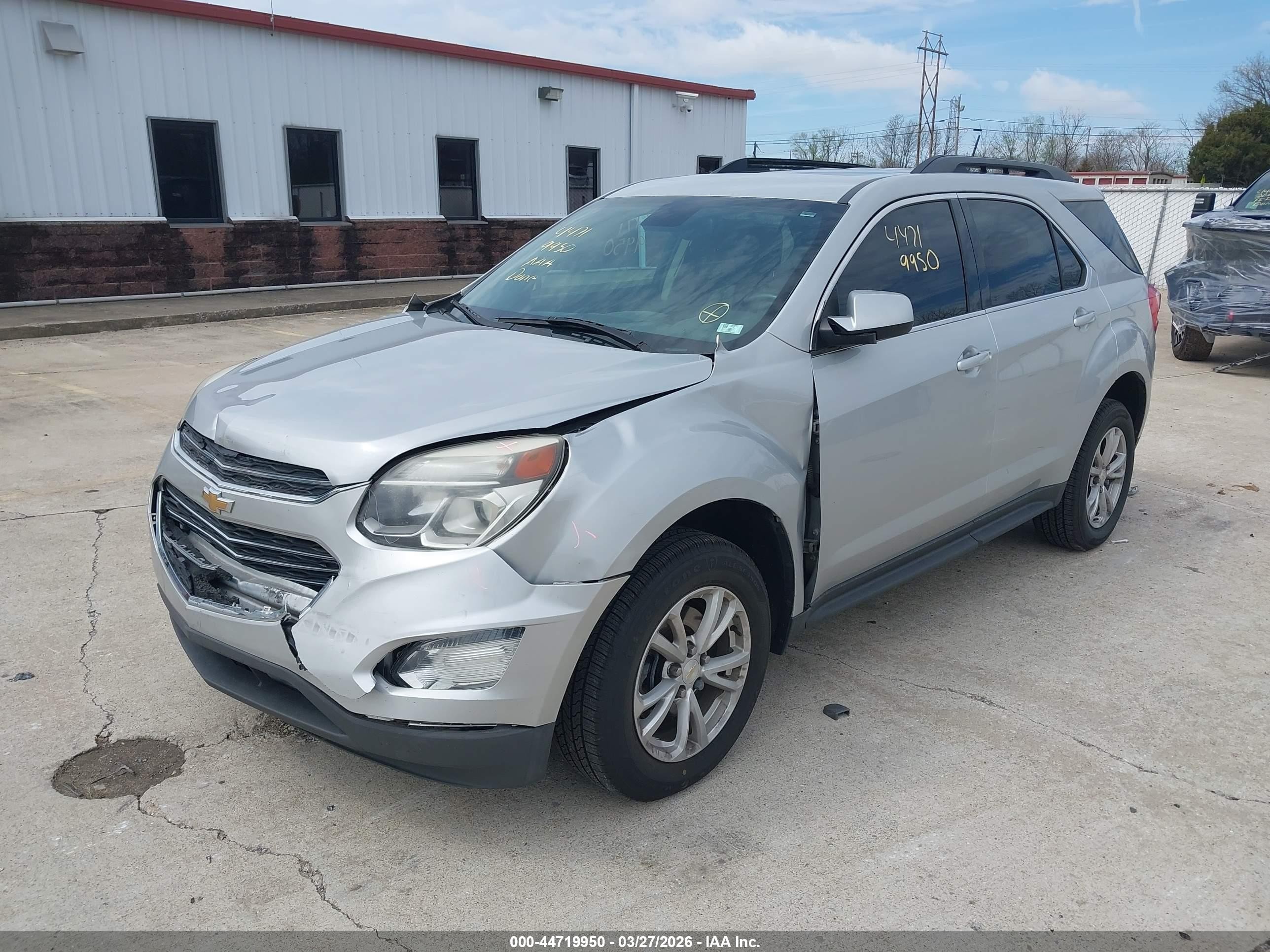 2017 Chevrolet Equinox Lt Silver vin: 2GNFLFEK5H6158987