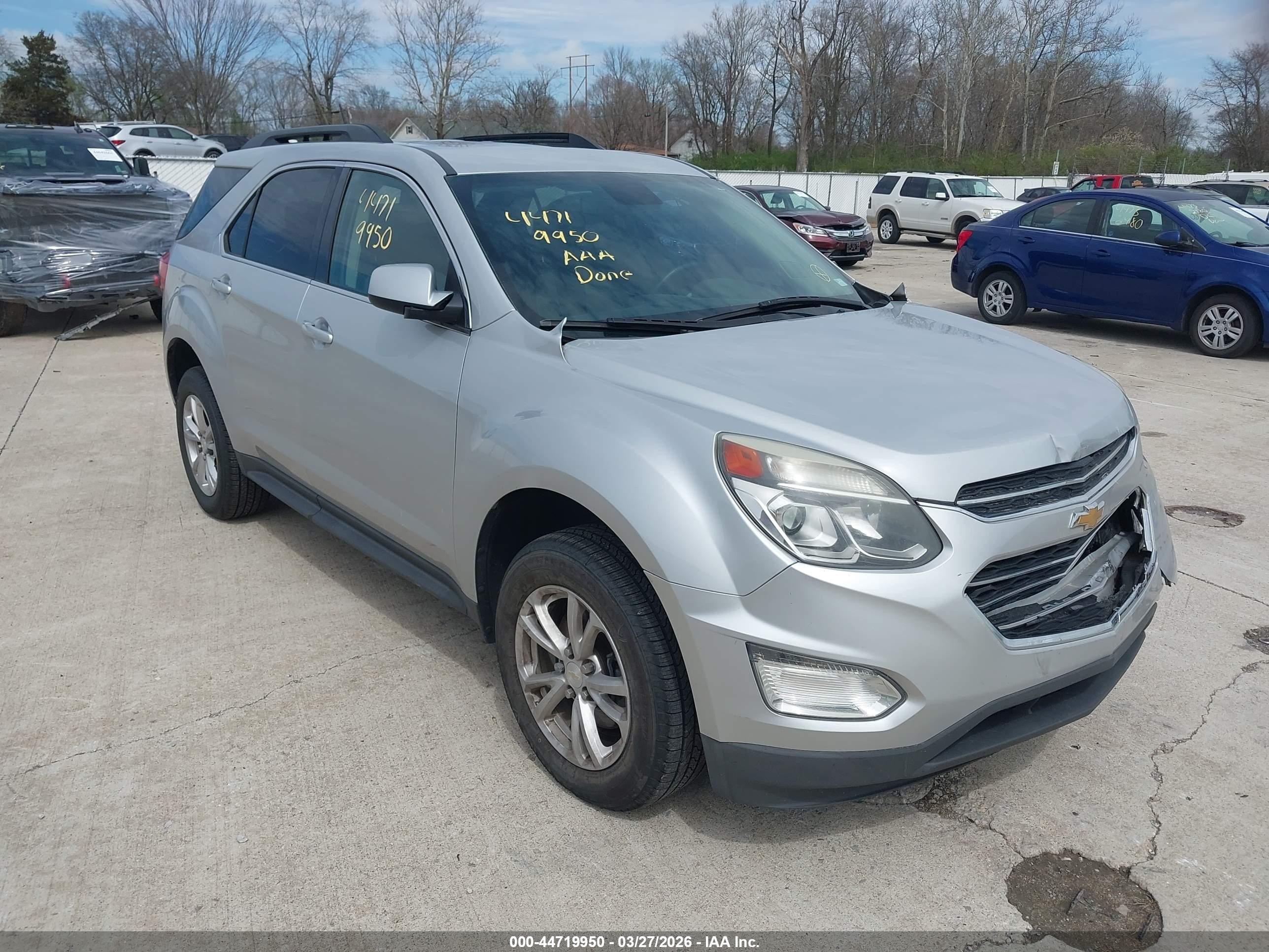 2017 Chevrolet Equinox Lt Silver vin: 2GNFLFEK5H6158987