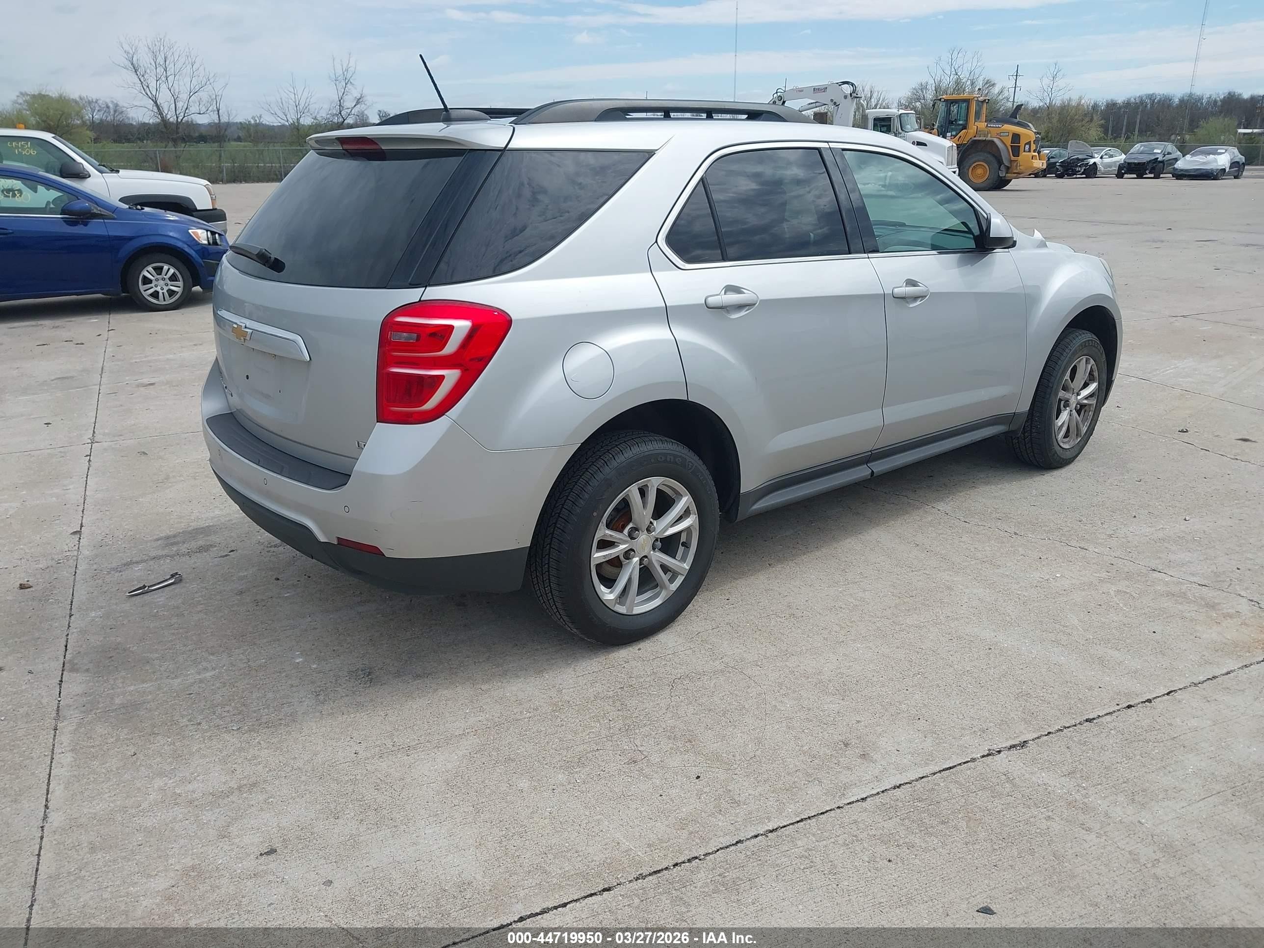 2017 Chevrolet Equinox Lt Silver vin: 2GNFLFEK5H6158987