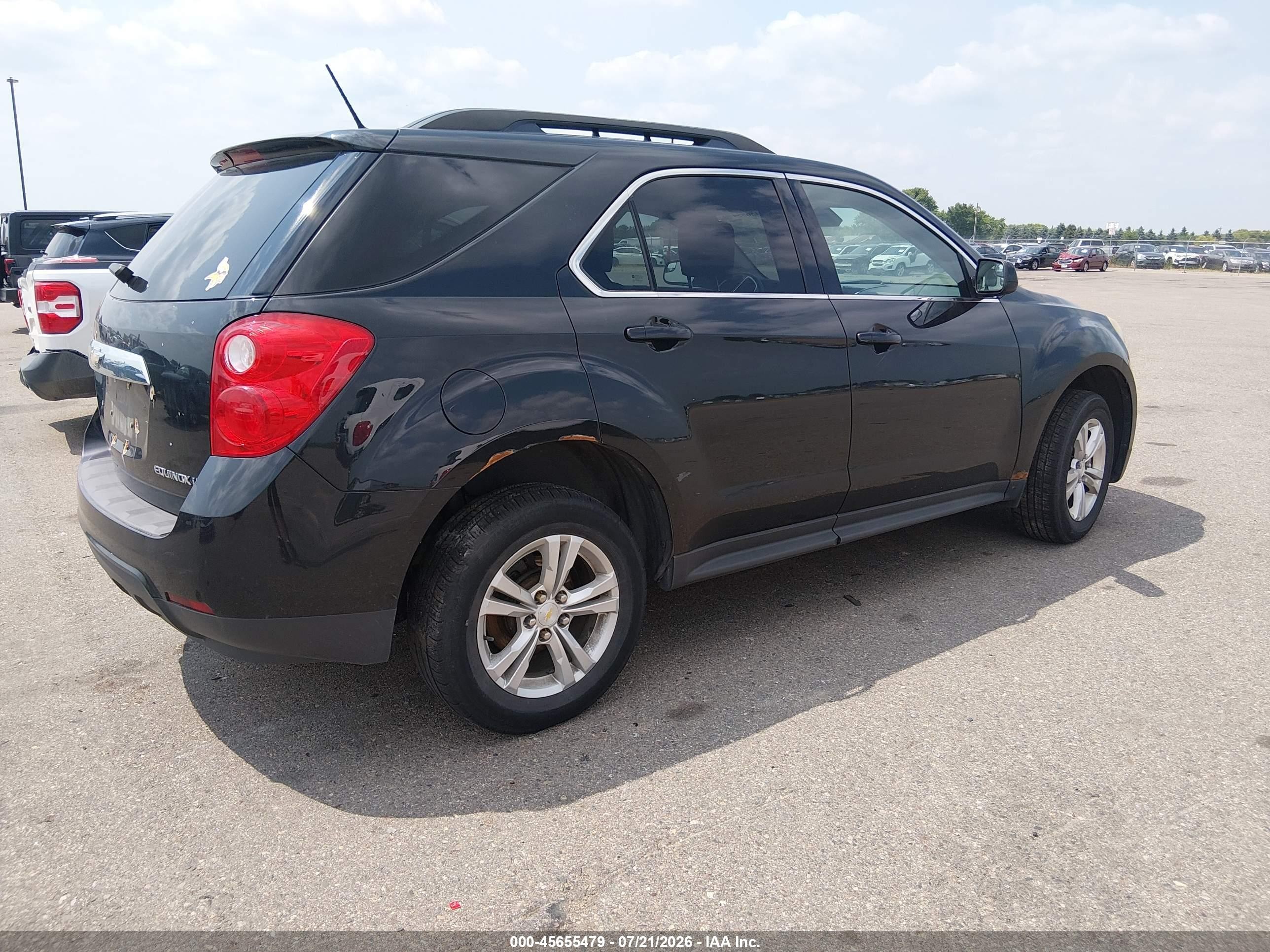 2014 Chevrolet Equinox Lt Black vin: 2GNFLFEK6E6224040