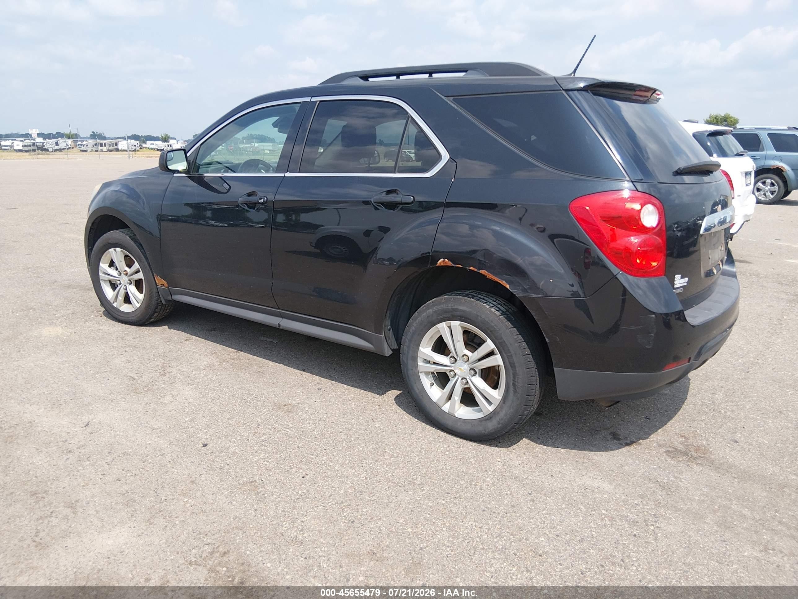 2014 Chevrolet Equinox Lt Black vin: 2GNFLFEK6E6224040