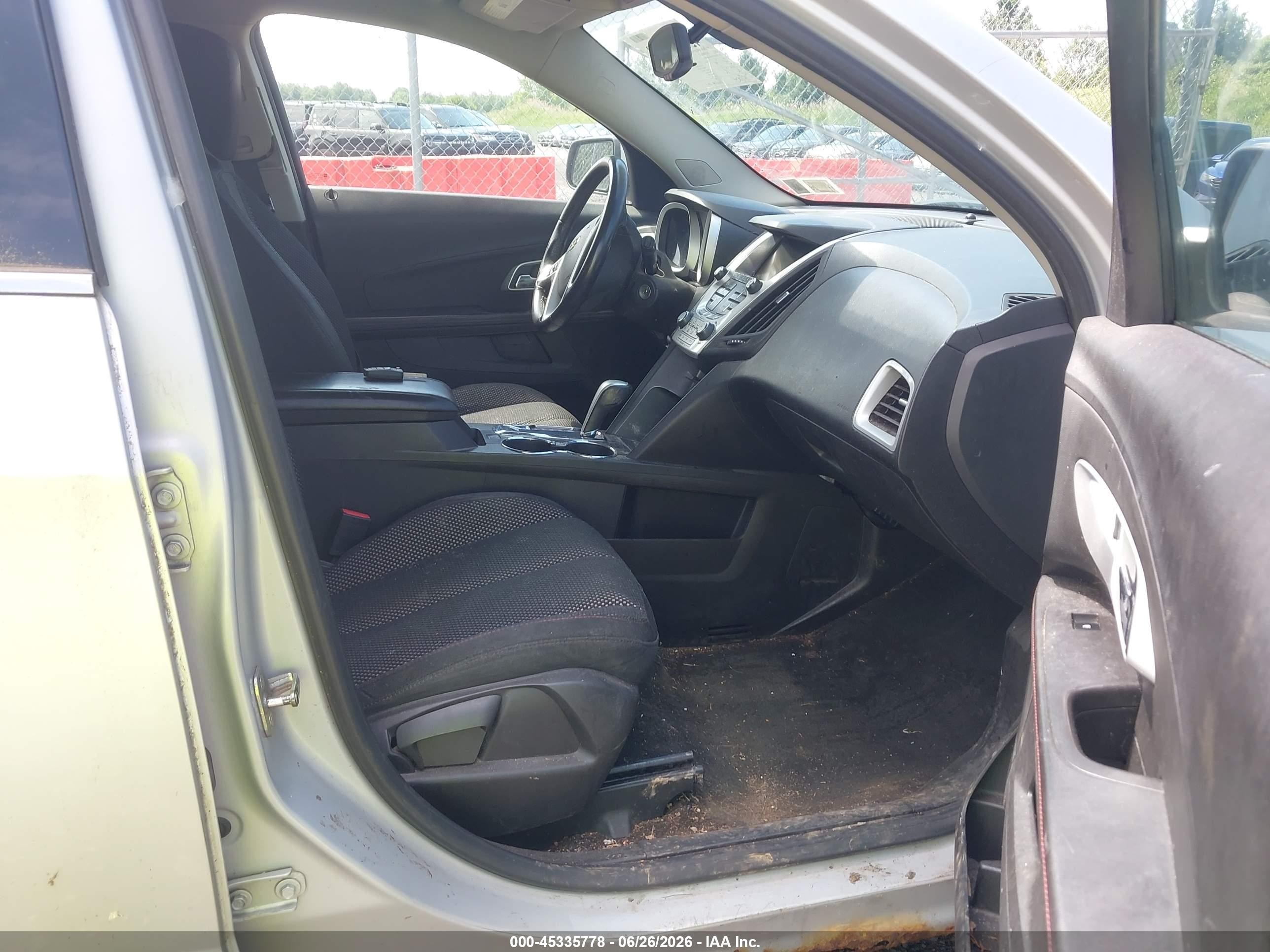 2015 Chevrolet Equinox 1lt Silver vin: 2GNFLFEK6F6108824