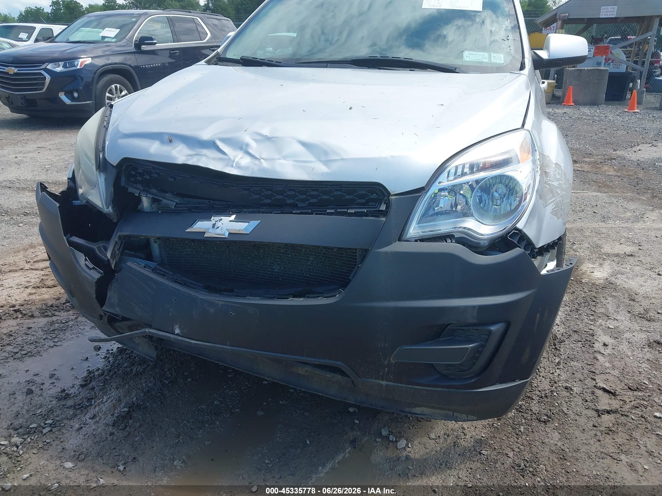 2015 Chevrolet Equinox 1lt Silver vin: 2GNFLFEK6F6108824