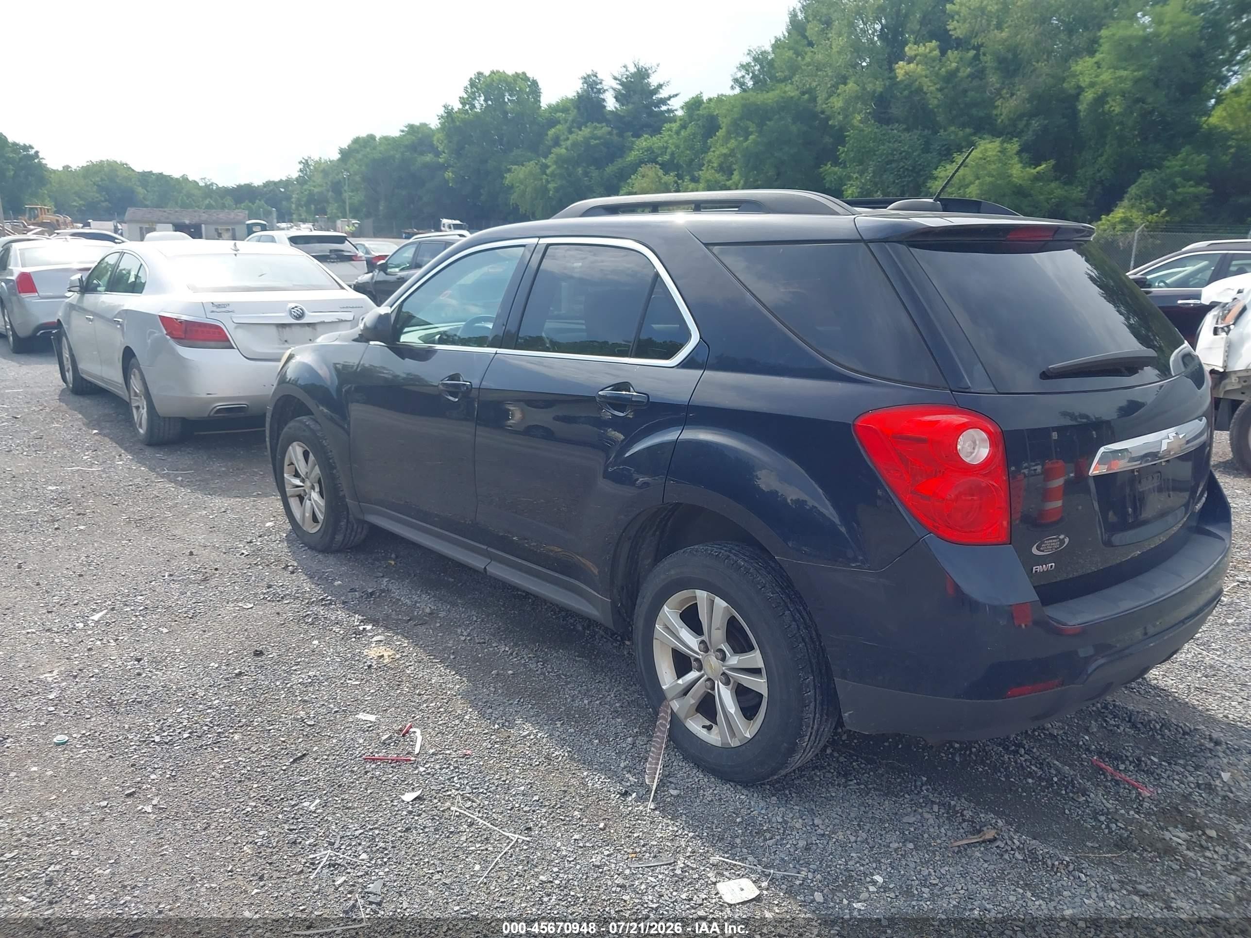 2015 Chevrolet Equinox Lt Black vin: 2GNFLFEK6F6111061
