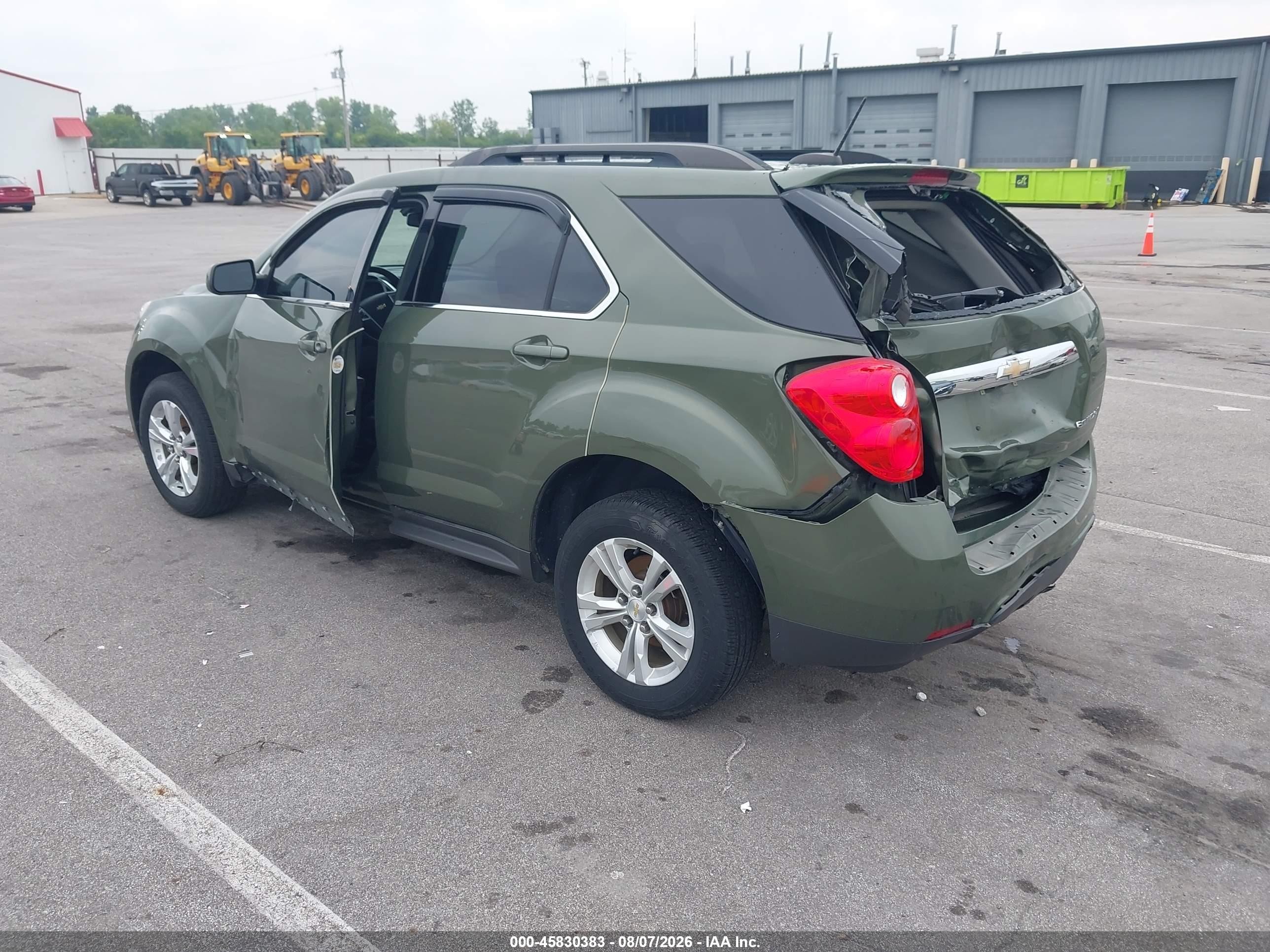2015 Chevrolet Equinox Lt Green vin: 2GNFLFEK6F6213430