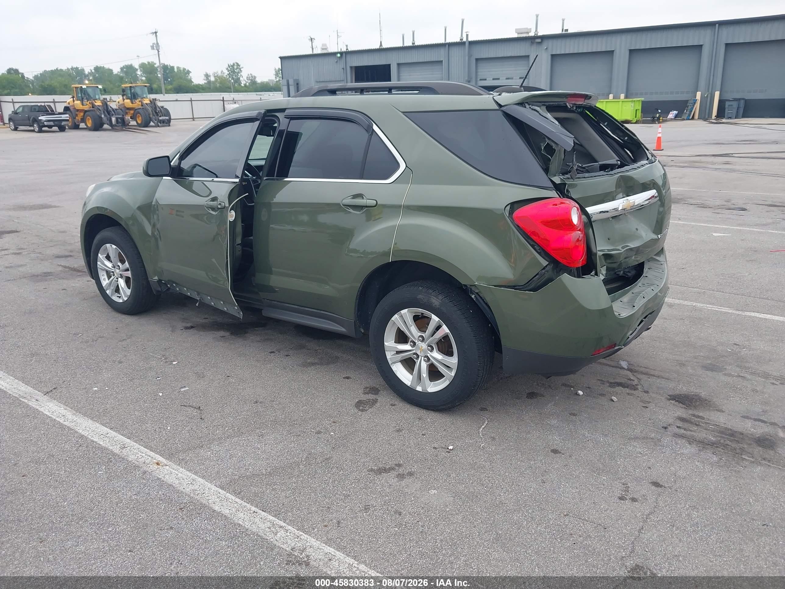 2015 Chevrolet Equinox Lt Green vin: 2GNFLFEK6F6213430