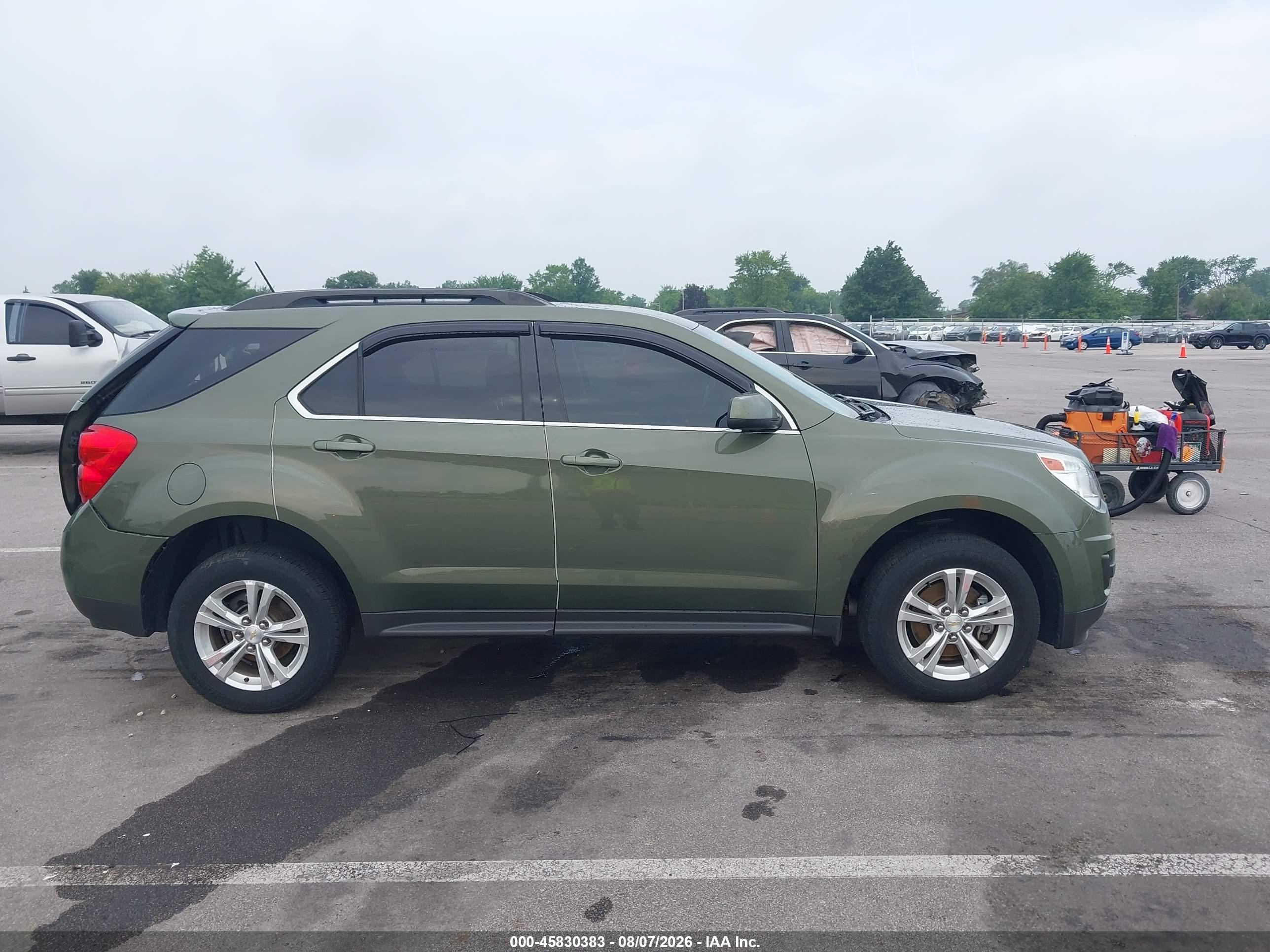 2015 Chevrolet Equinox Lt Green vin: 2GNFLFEK6F6213430