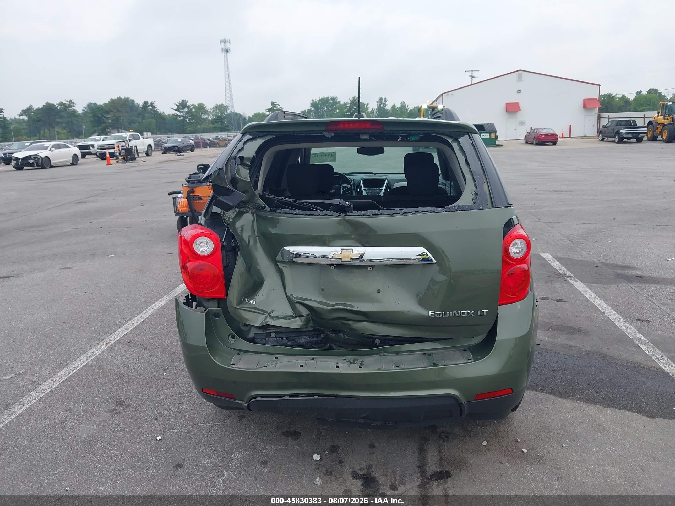 2015 Chevrolet Equinox Lt Green vin: 2GNFLFEK6F6213430