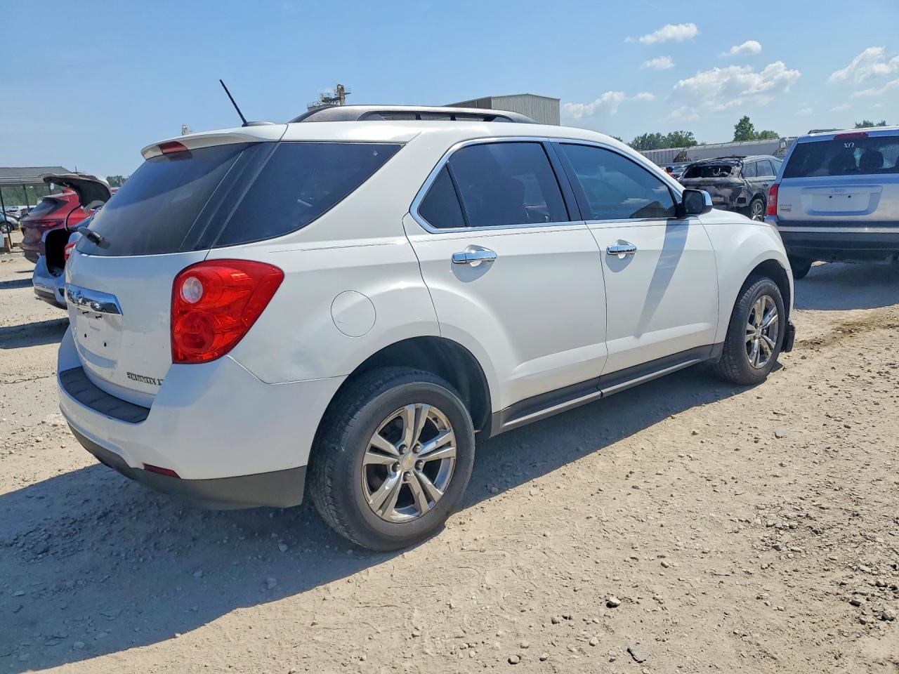 2015 Chevrolet Equinox Lt White vin: 2GNFLFEK6F6231927