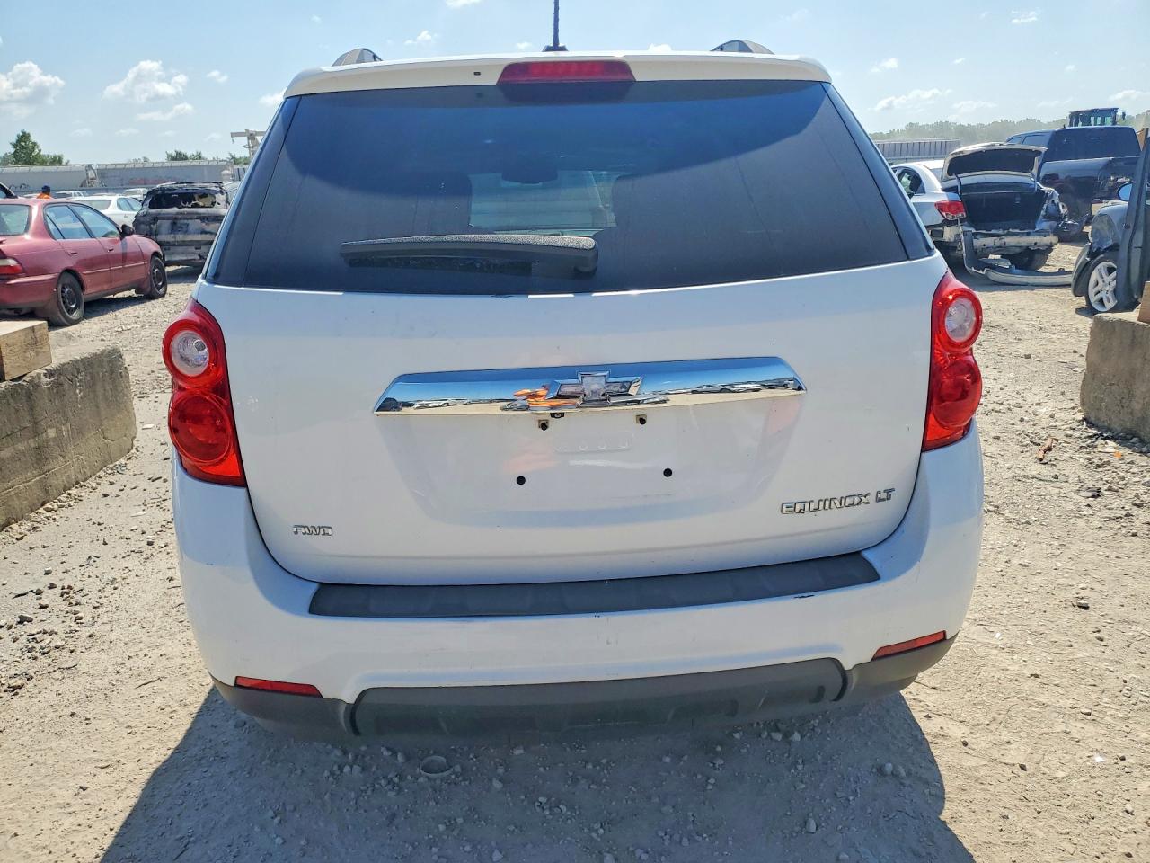 2015 Chevrolet Equinox Lt White vin: 2GNFLFEK6F6231927