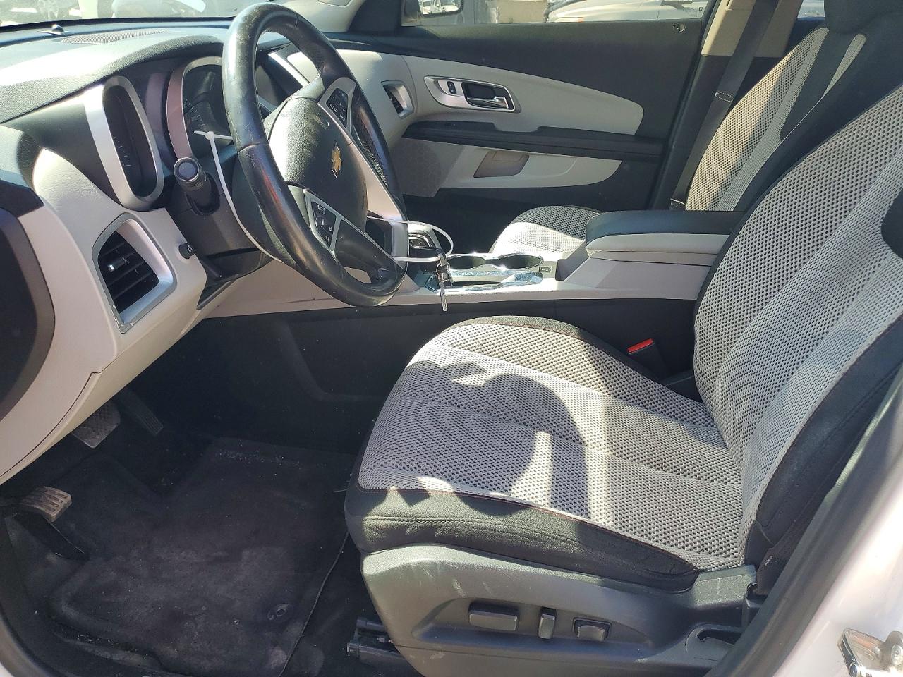 2015 Chevrolet Equinox Lt White vin: 2GNFLFEK6F6231927