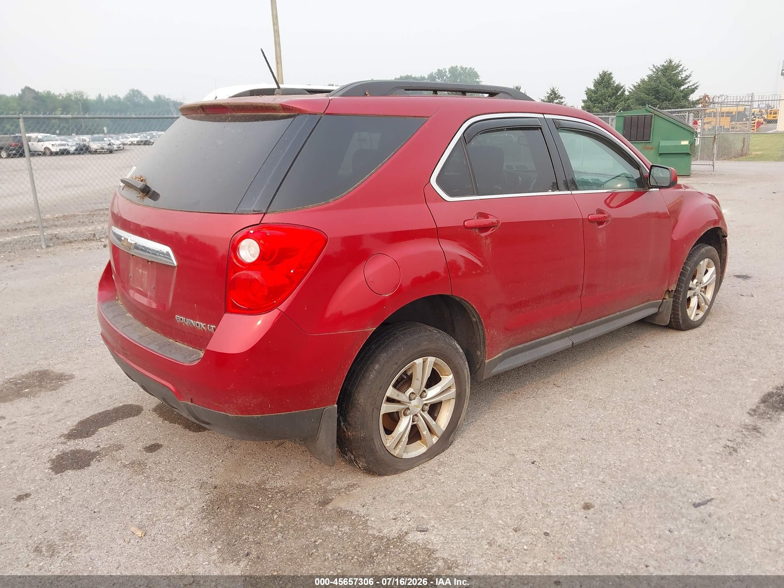 2015 Chevrolet Equinox Lt Красный vin: 2GNFLFEK6F6243561