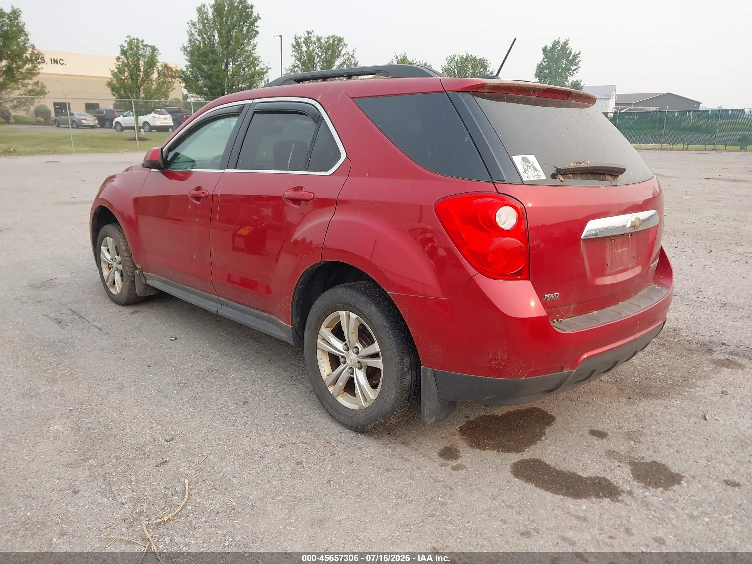 2015 Chevrolet Equinox Lt Красный vin: 2GNFLFEK6F6243561