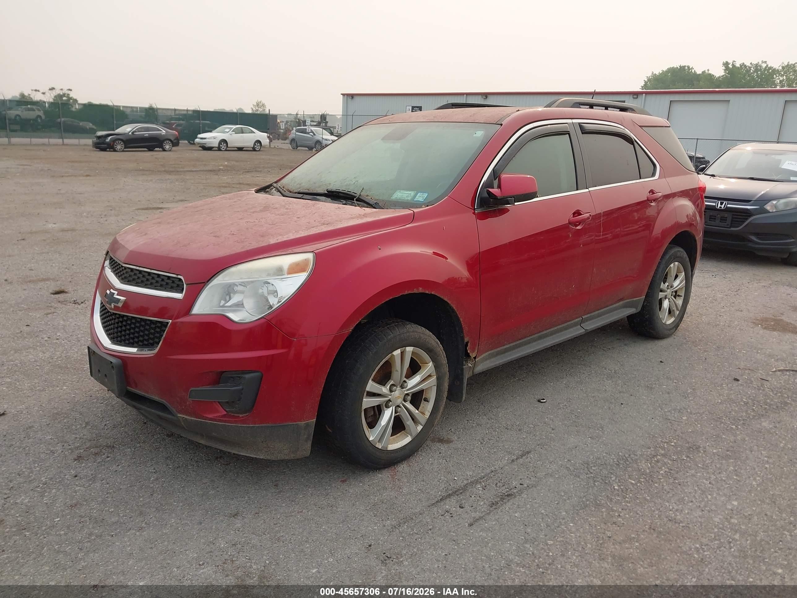2015 Chevrolet Equinox Lt Красный vin: 2GNFLFEK6F6243561