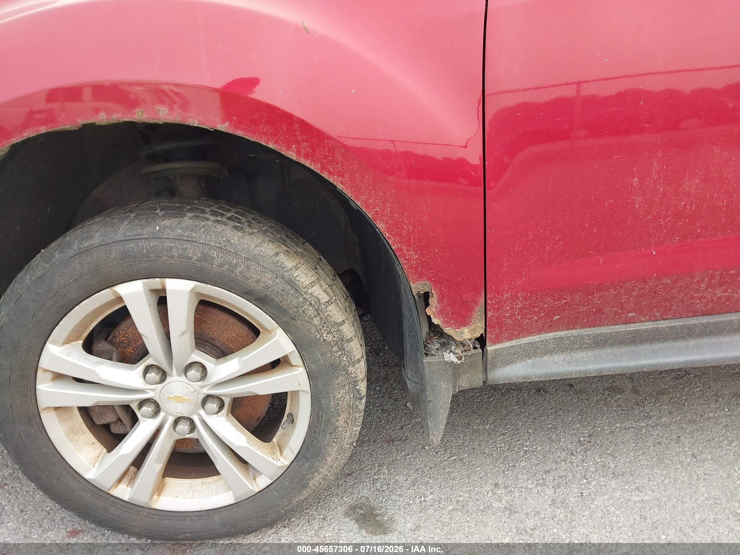 2015 Chevrolet Equinox Lt Красный vin: 2GNFLFEK6F6243561