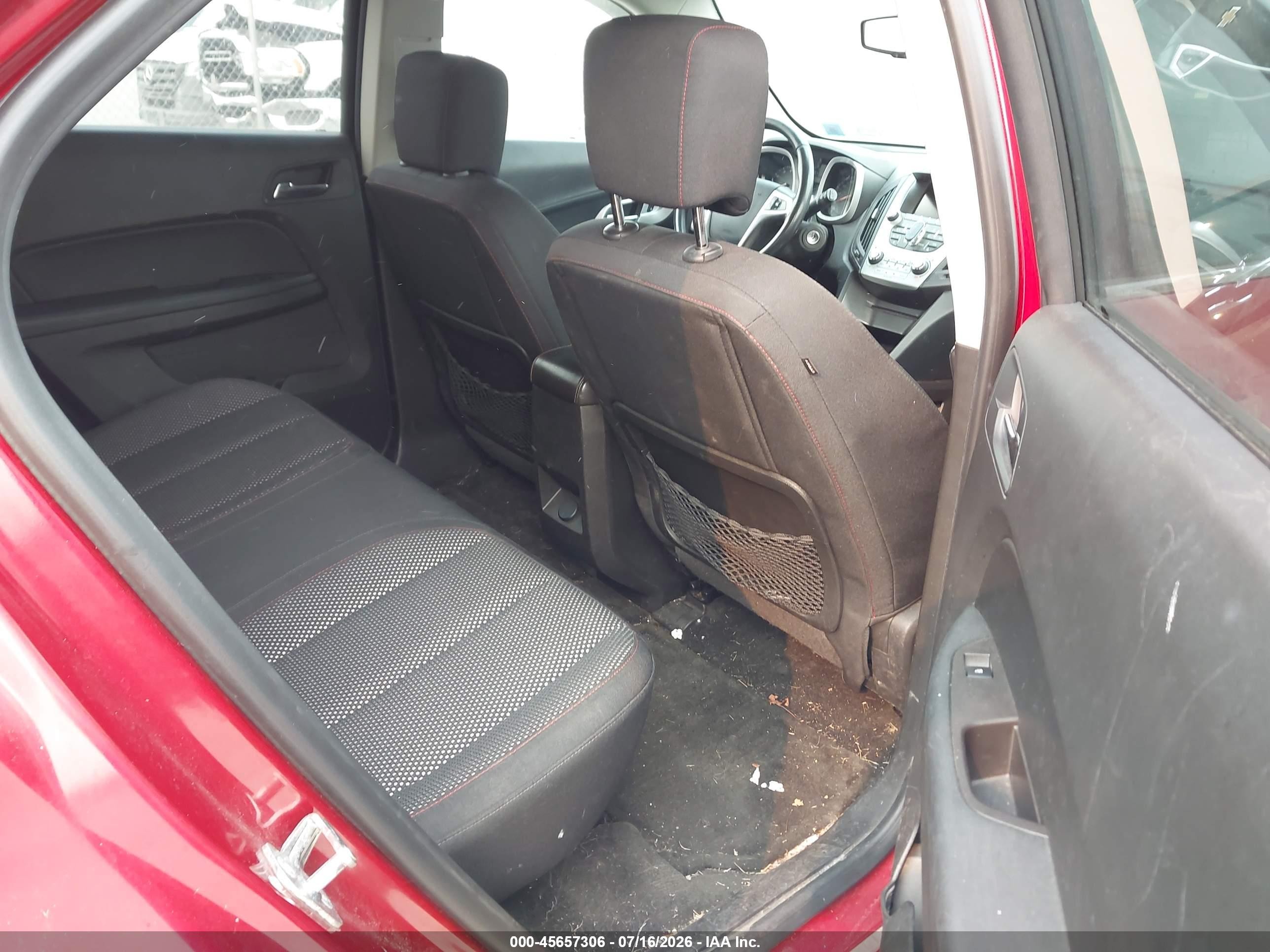 2015 Chevrolet Equinox Lt Красный vin: 2GNFLFEK6F6243561