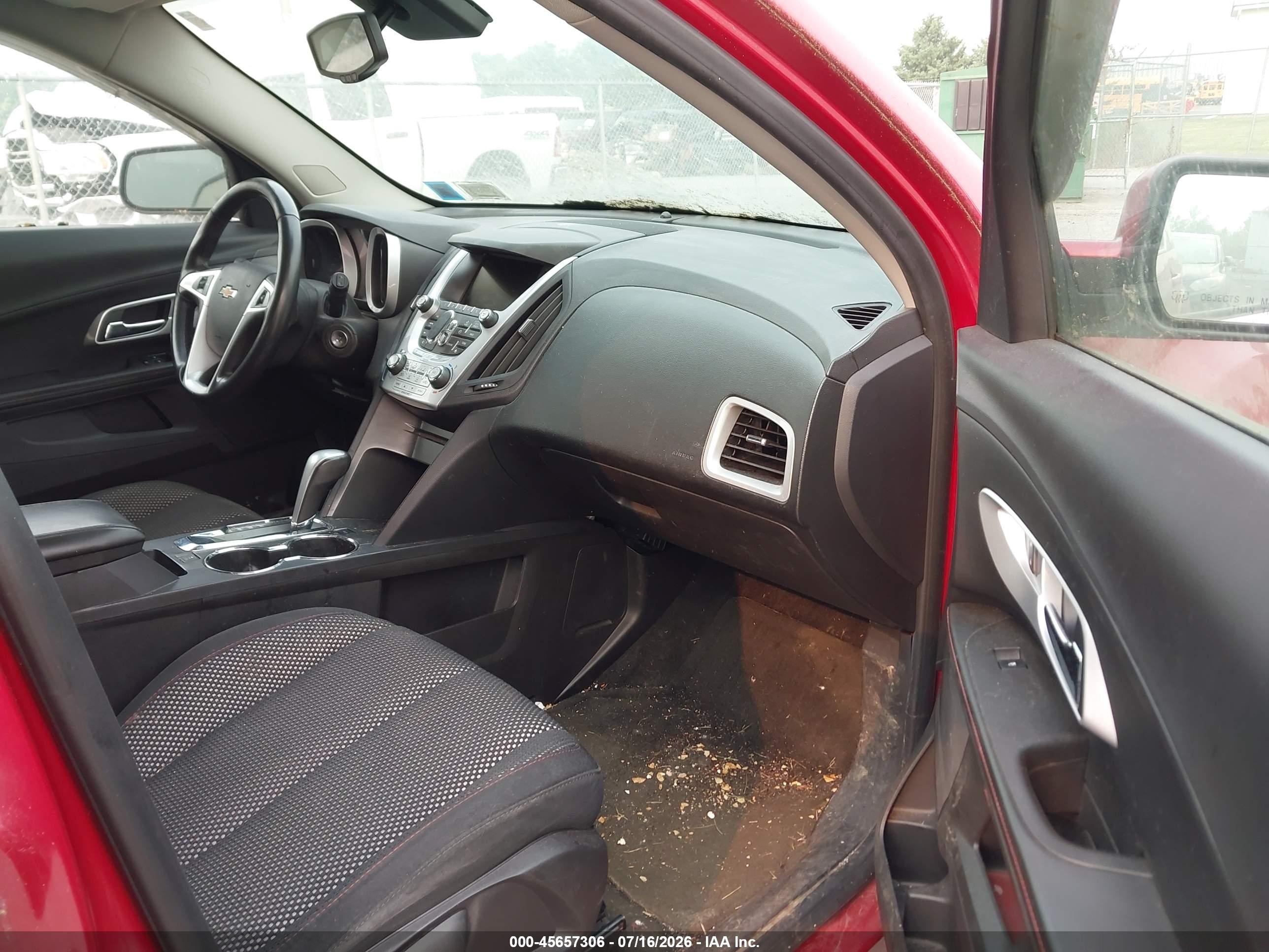 2015 Chevrolet Equinox Lt Красный vin: 2GNFLFEK6F6243561