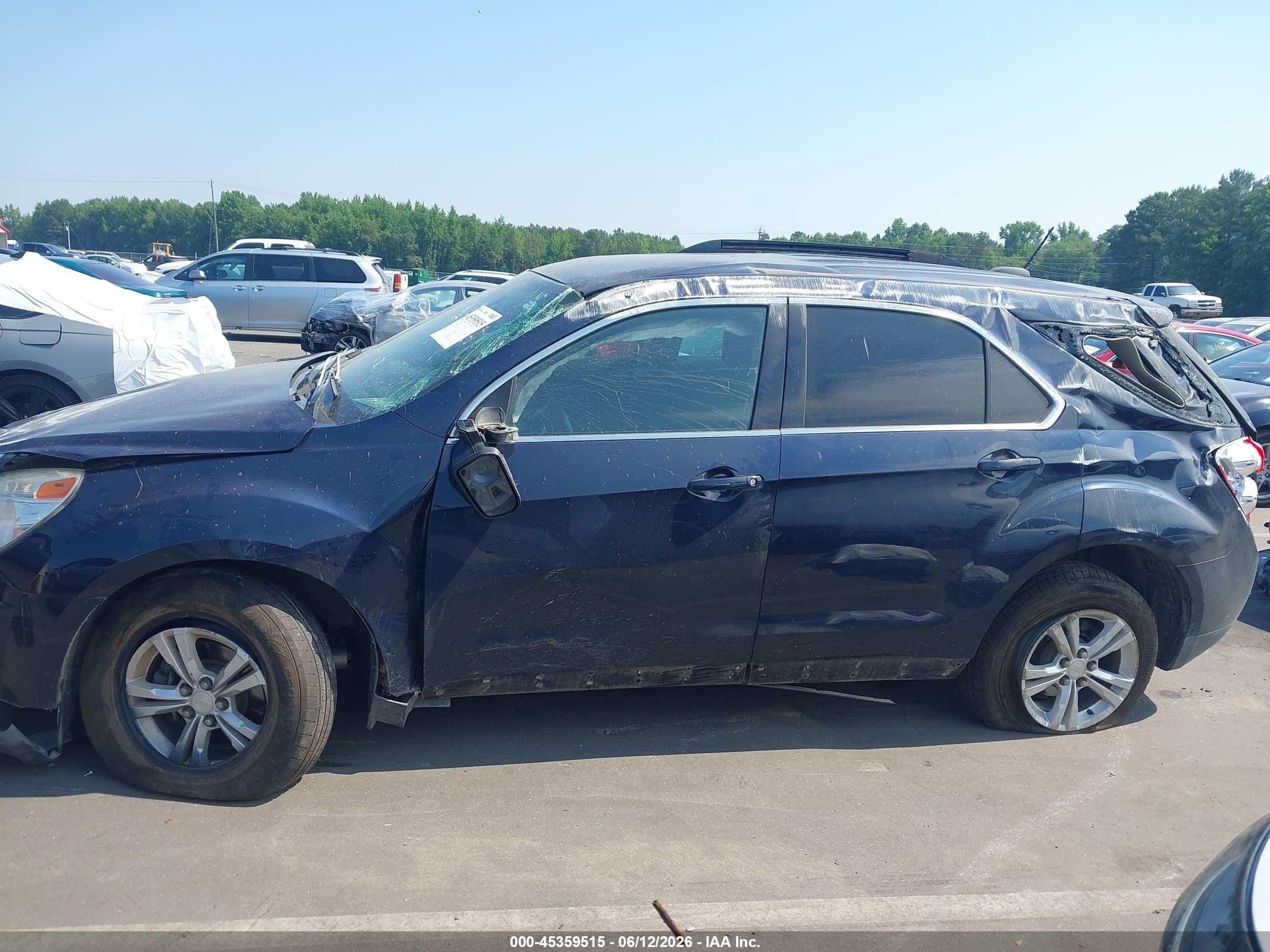 2015 Chevrolet Equinox 1lt Dark Blue vin: 2GNFLFEK6F6380161