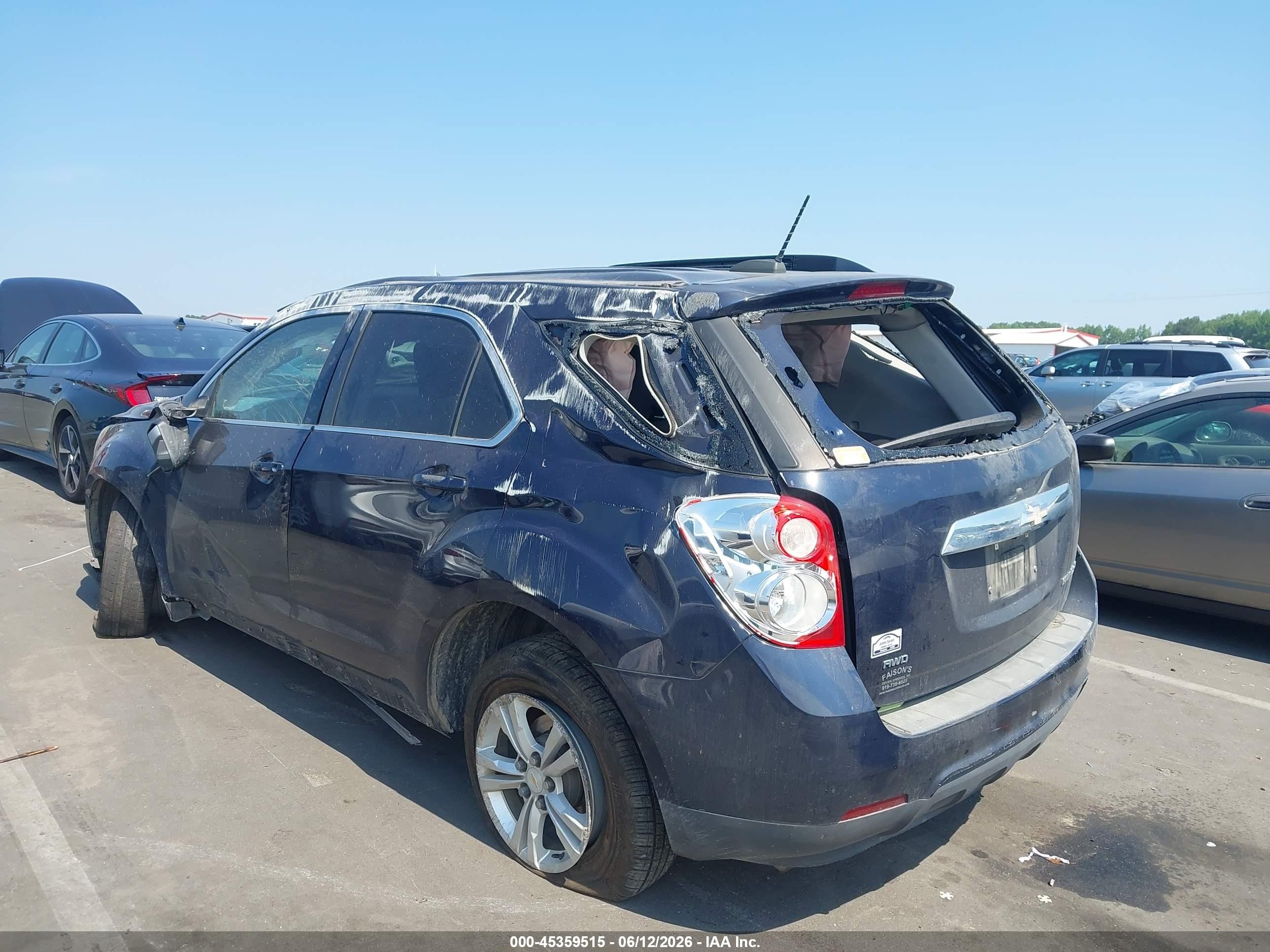 2015 Chevrolet Equinox 1lt Dark Blue vin: 2GNFLFEK6F6380161