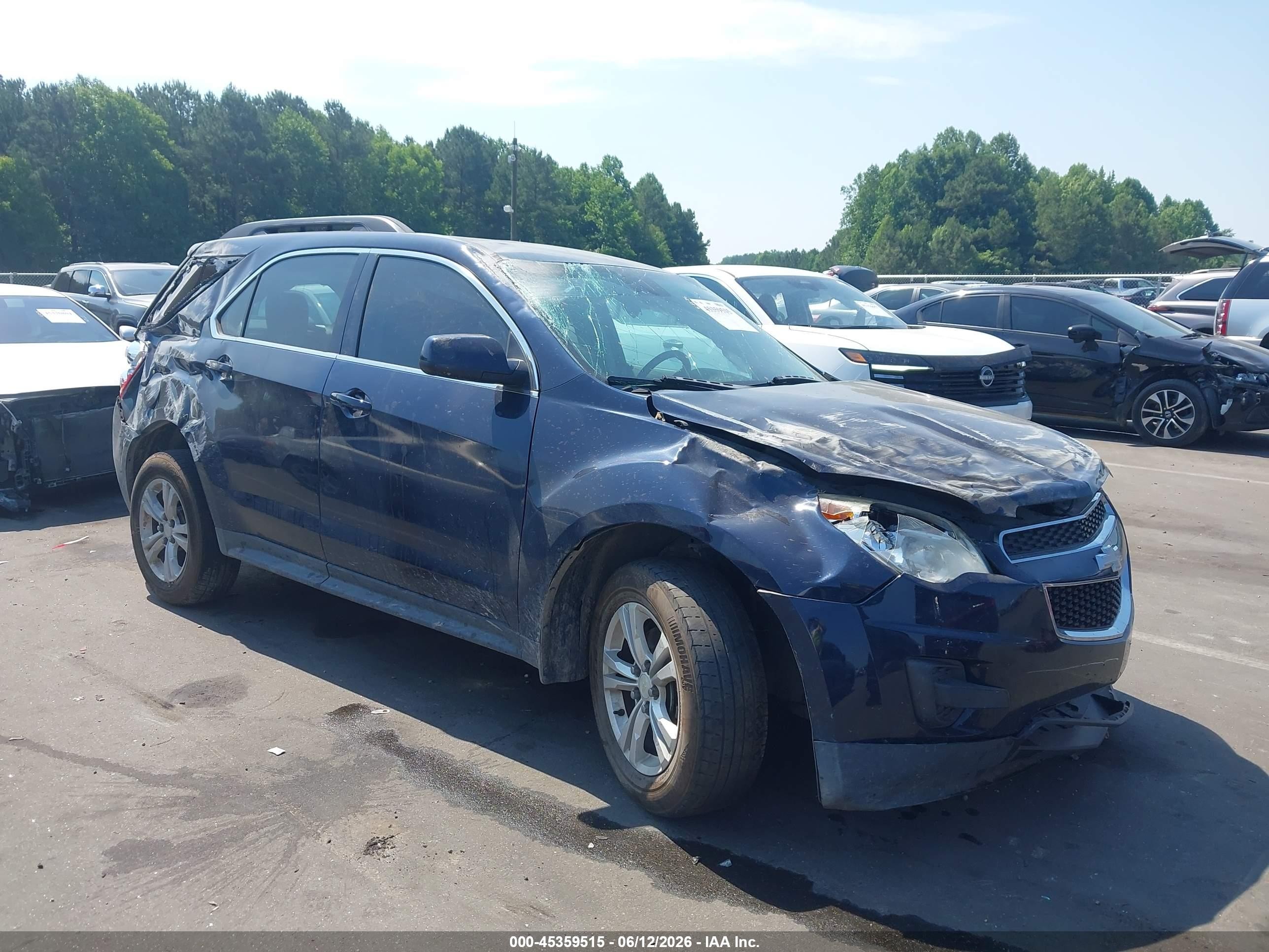 2015 Chevrolet Equinox 1lt Dark Blue vin: 2GNFLFEK6F6380161