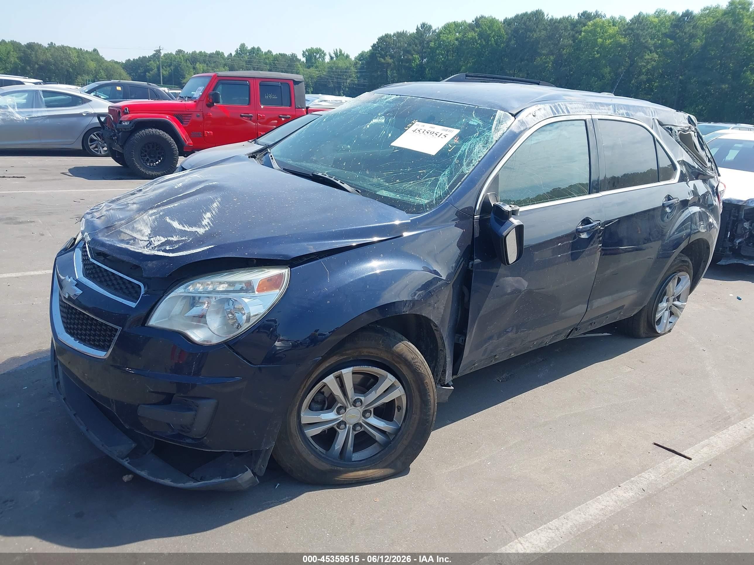 2015 Chevrolet Equinox 1lt Dark Blue vin: 2GNFLFEK6F6380161